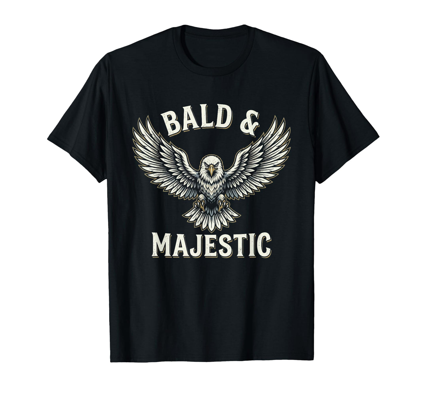 Bald Majestic Sexy Bald Guy Funny Dad T-Shirt - Custom Art Print Unisex - T-Shirt, Sweatshirt, Hoodie