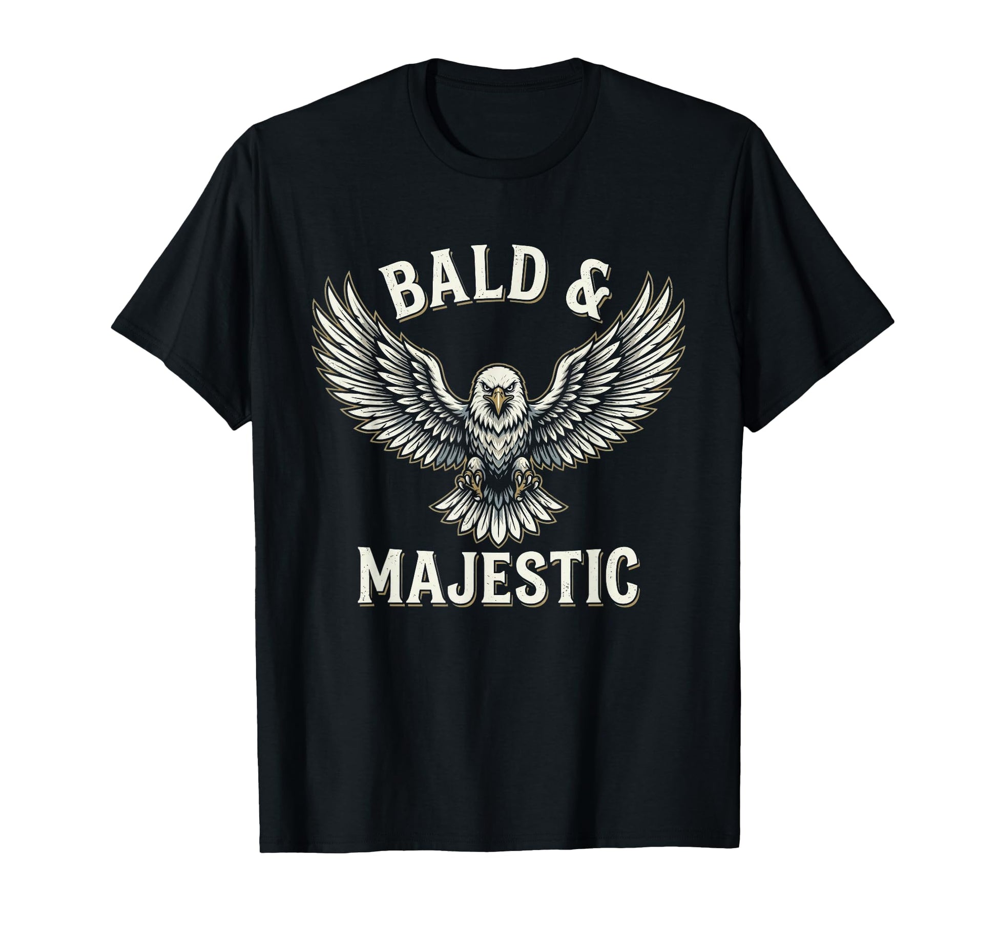 Bald Majestic Sexy Bald Guy Funny Dad T-Shirt - Custom Art Print Unisex - T-Shirt, Sweatshirt, Hoodie
