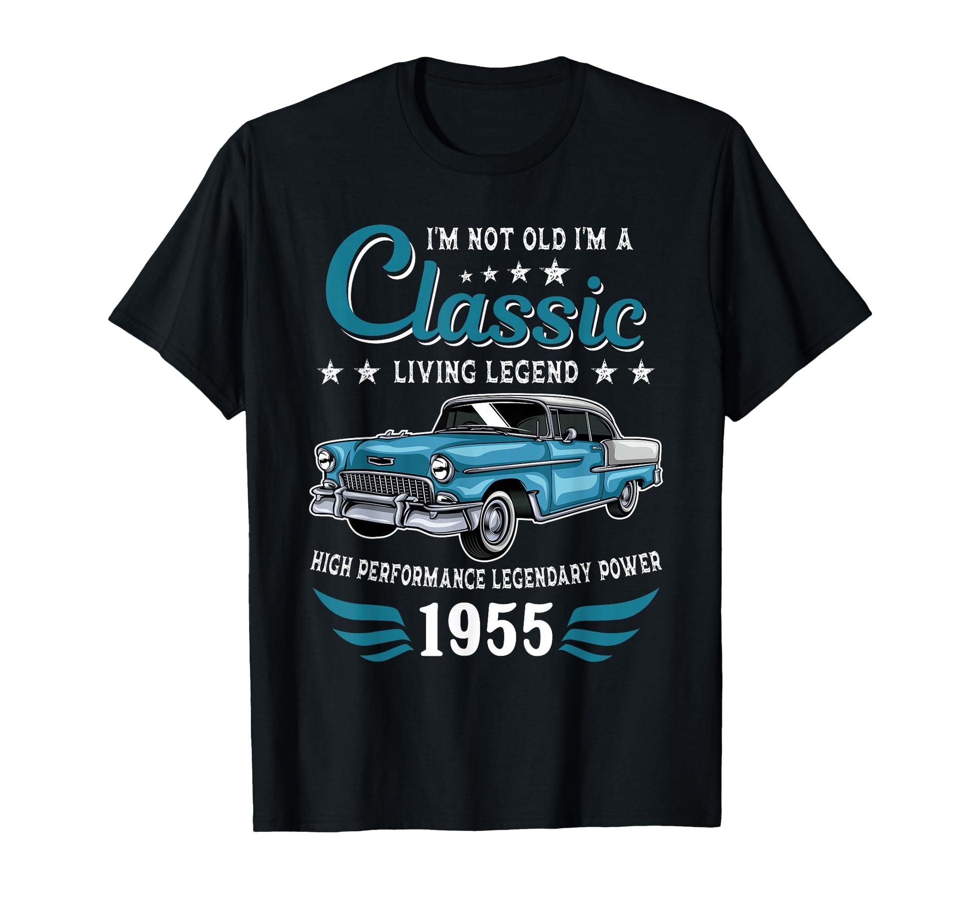 1955 Birthday Car Legends Born 1955 T-Shirt - Streetwear Style Men Women - T-Shirt, Sweatshirt, Hoodie