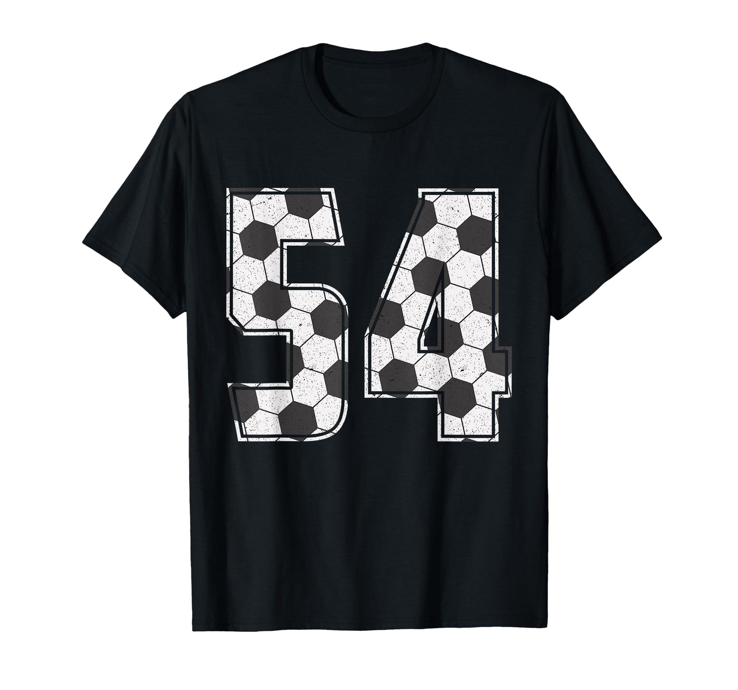 Soccer Player Number 54 Fifty Four T-Shirt - Minimalist Print Unisex - T-Shirt, Sweatshirt, Hoodie