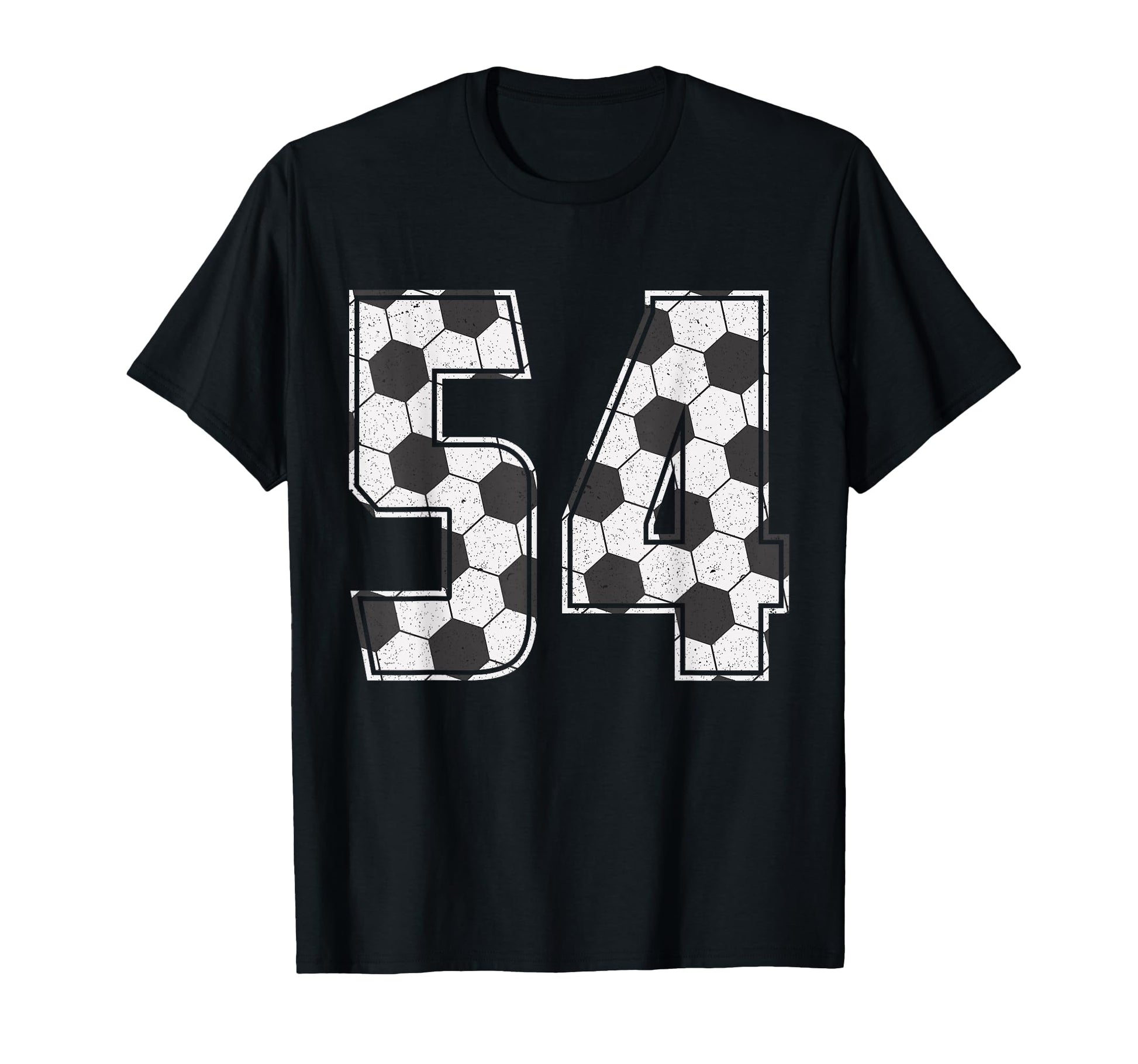 Soccer Player Number 54 Fifty Four T-Shirt - Minimalist Print Unisex - T-Shirt, Sweatshirt, Hoodie
