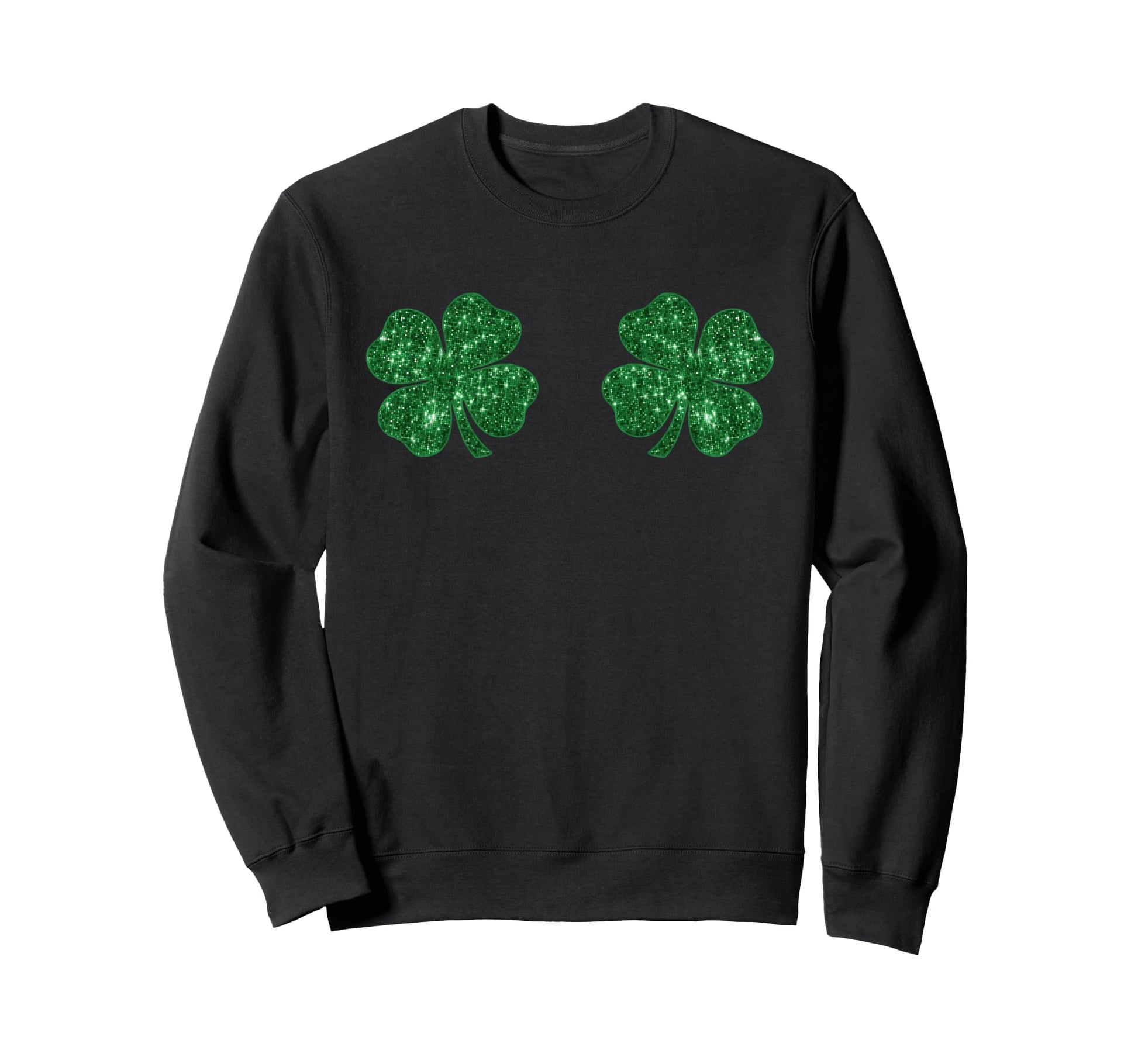 Funny Shamrocks Boobies Irish St Sweatshirt - Unique Graphic Men Women - T-Shirt, Sweatshirt, Hoodie