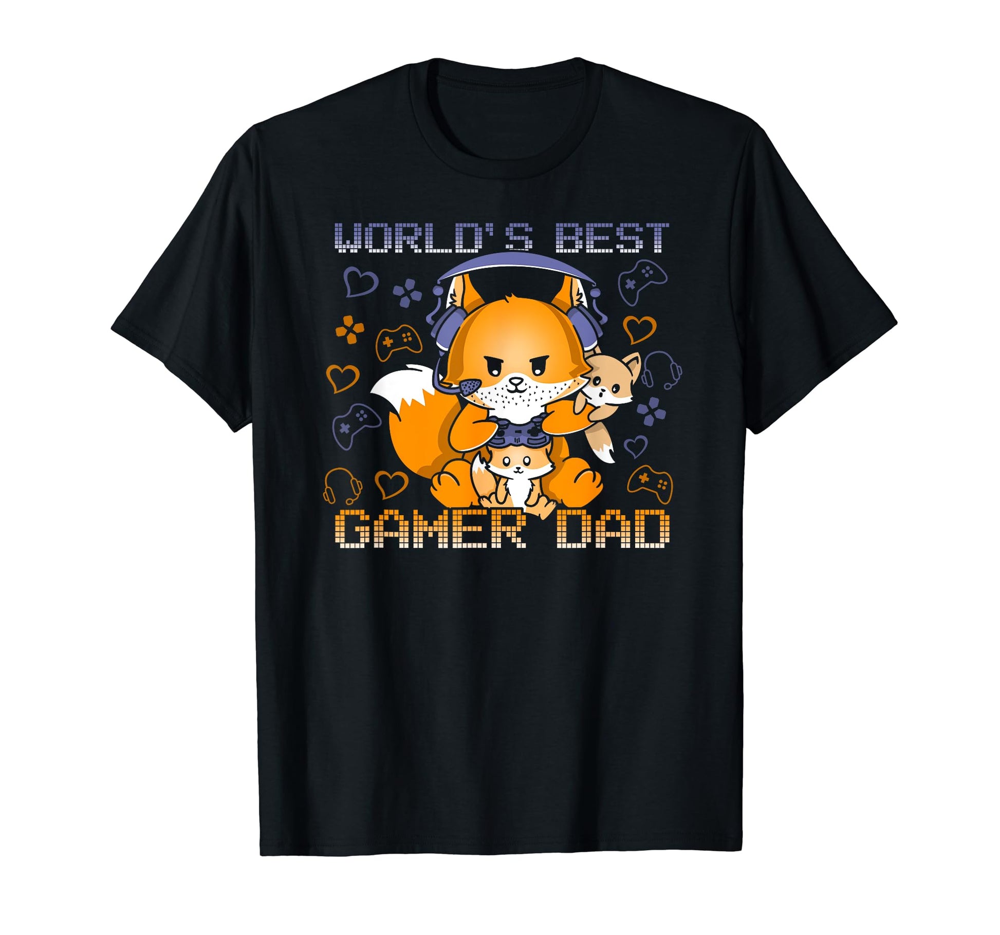 Worlds Best Gamer Dad Fathers Day T-Shirt - Casual Everyday Wear for Adults - T-Shirt, Sweatshirt, Hoodie