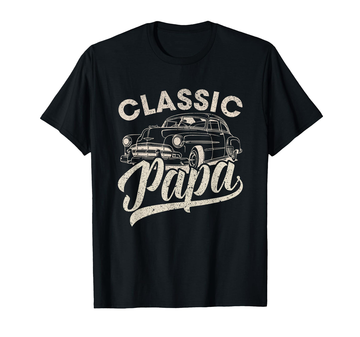 Papa Funny Car Lover Dad Papa Grandpa T-Shirt - Custom Art Print for Adults - T-Shirt, Sweatshirt, Hoodie