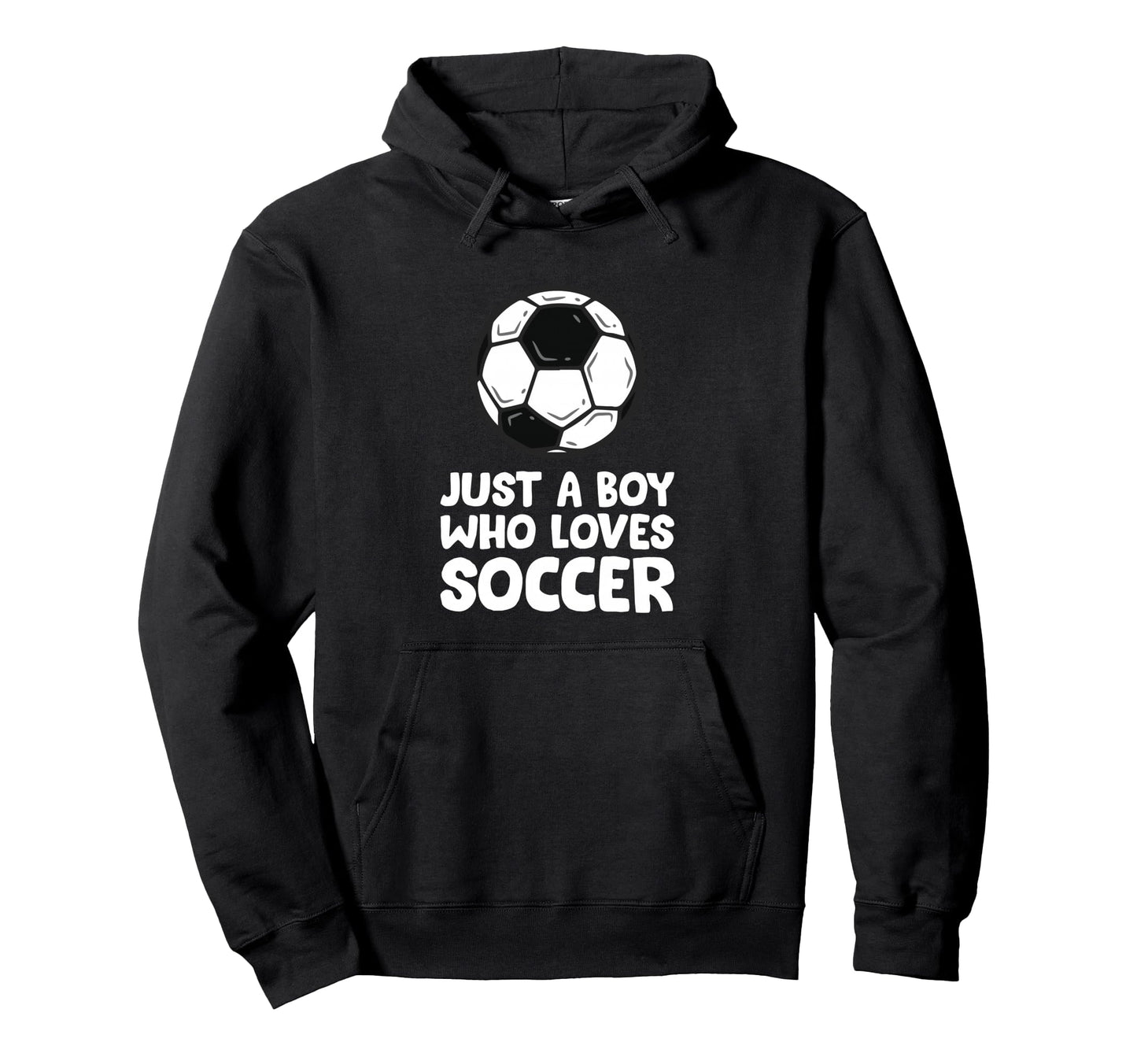 Just Who Loves Soccer Hoodie - Novelty Apparel Unisex - T-Shirt, Sweatshirt, Hoodie