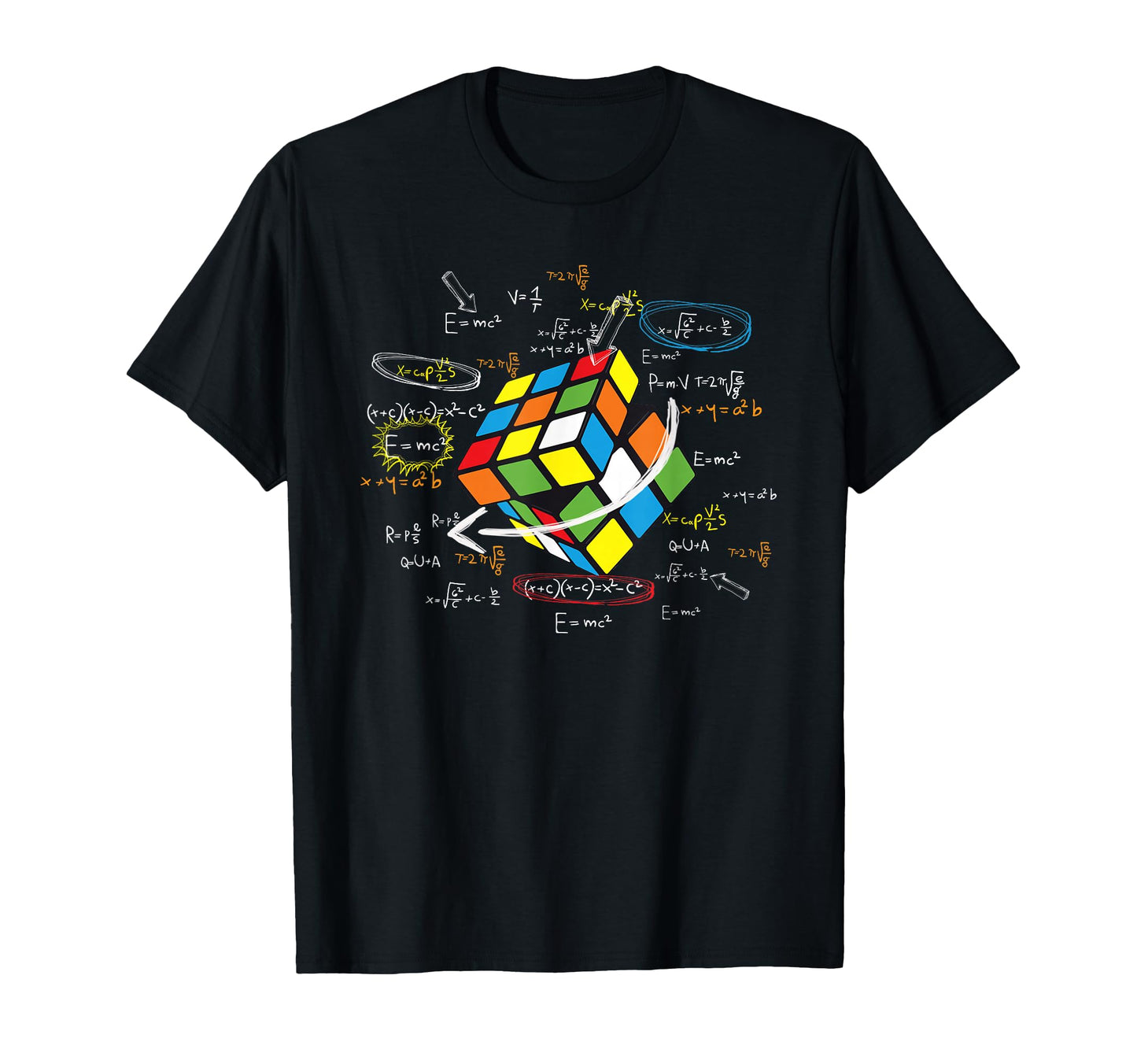 Math Rubik Rubix Rubics Player T-Shirt - Casual Everyday Wear Men Women - T-Shirt, Sweatshirt, Hoodie