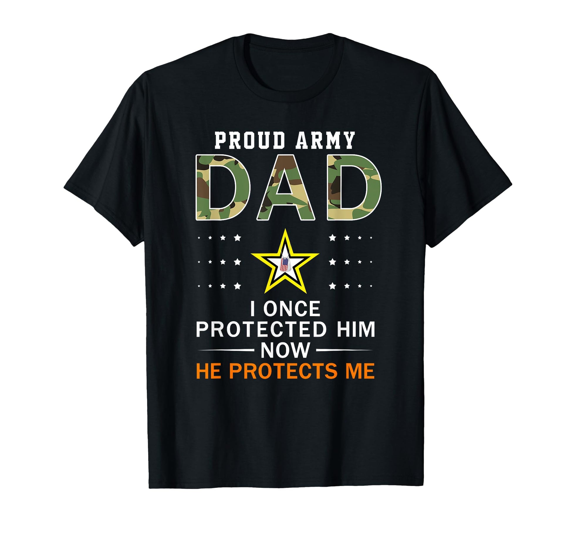 I Protects My Son Proud Army Dad T-Shirt - Aesthetic Graphic for Adults - T-Shirt, Sweatshirt, Hoodie