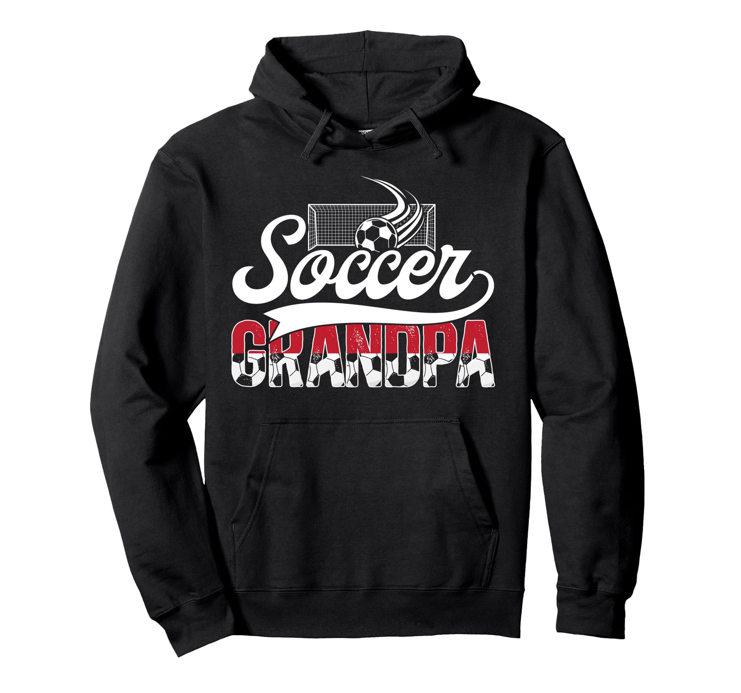 Soccer Grandpa Soccer Player Grandfather Hoodie - Unique Graphic Unisex - T-Shirt, Sweatshirt, Hoodie