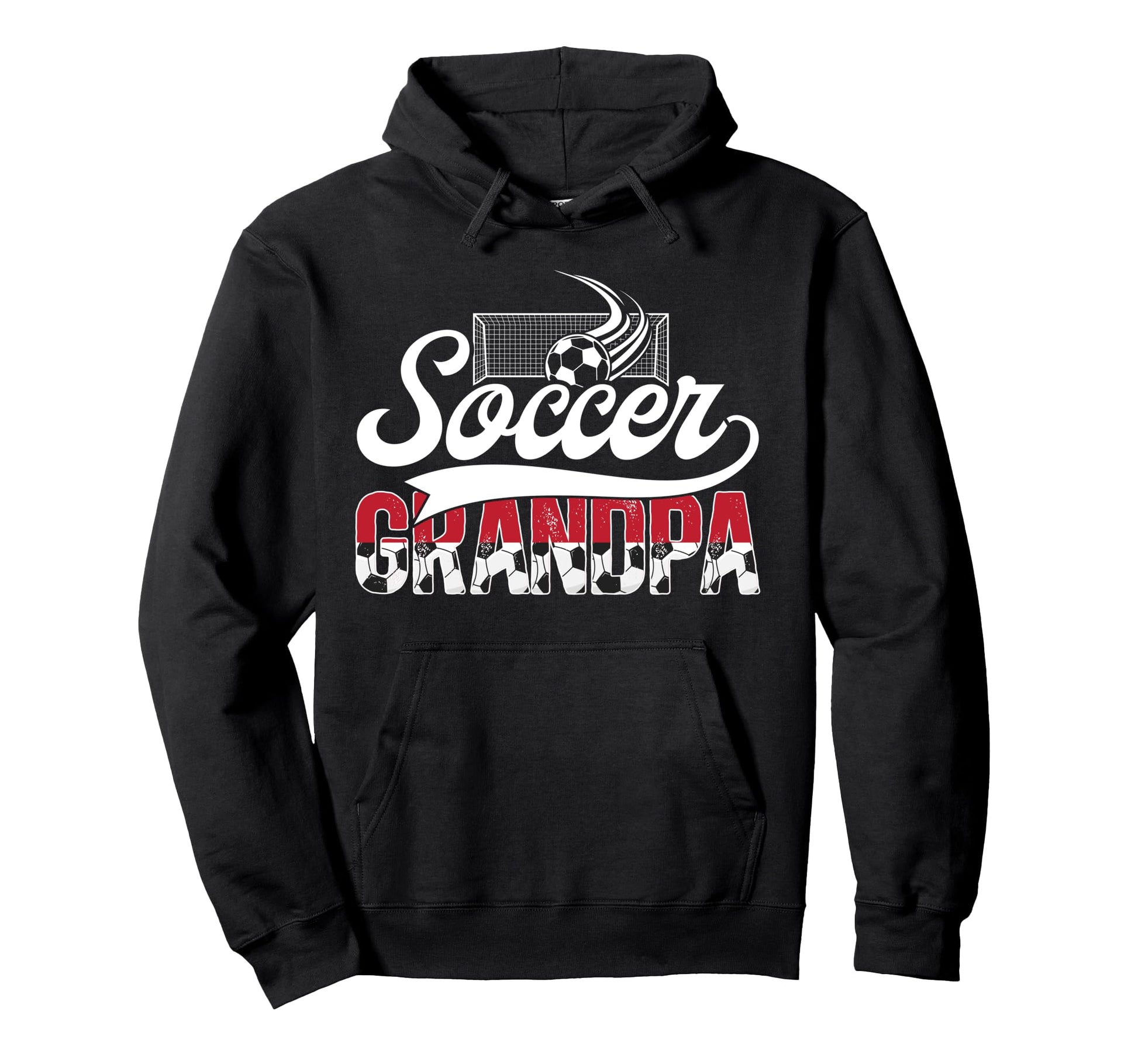 Soccer Grandpa Soccer Player Grandfather Hoodie - Unique Graphic Unisex - T-Shirt, Sweatshirt, Hoodie