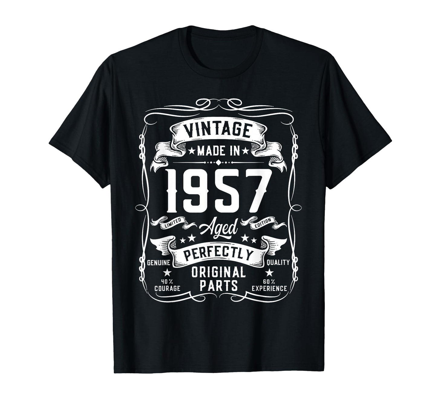 1957 69Yr 69Th Birthday Gifts 69 T-Shirt - Custom Art Print for Adults - T-Shirt, Sweatshirt, Hoodie