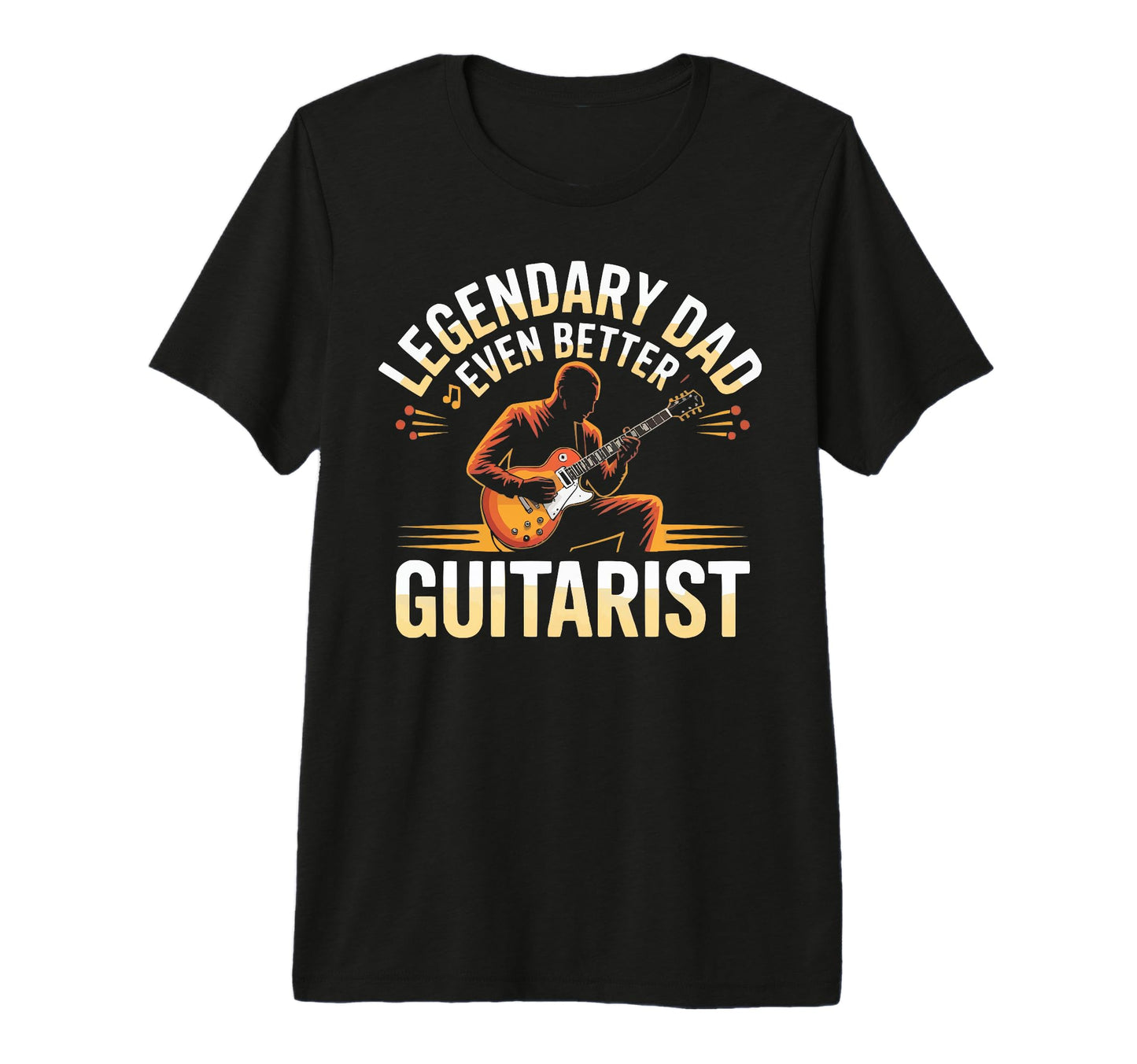 Guitarist Dad Guitar Player Daddy T-Shirt - Fun Novelty Design for Adults - T-Shirt, Sweatshirt, Hoodie