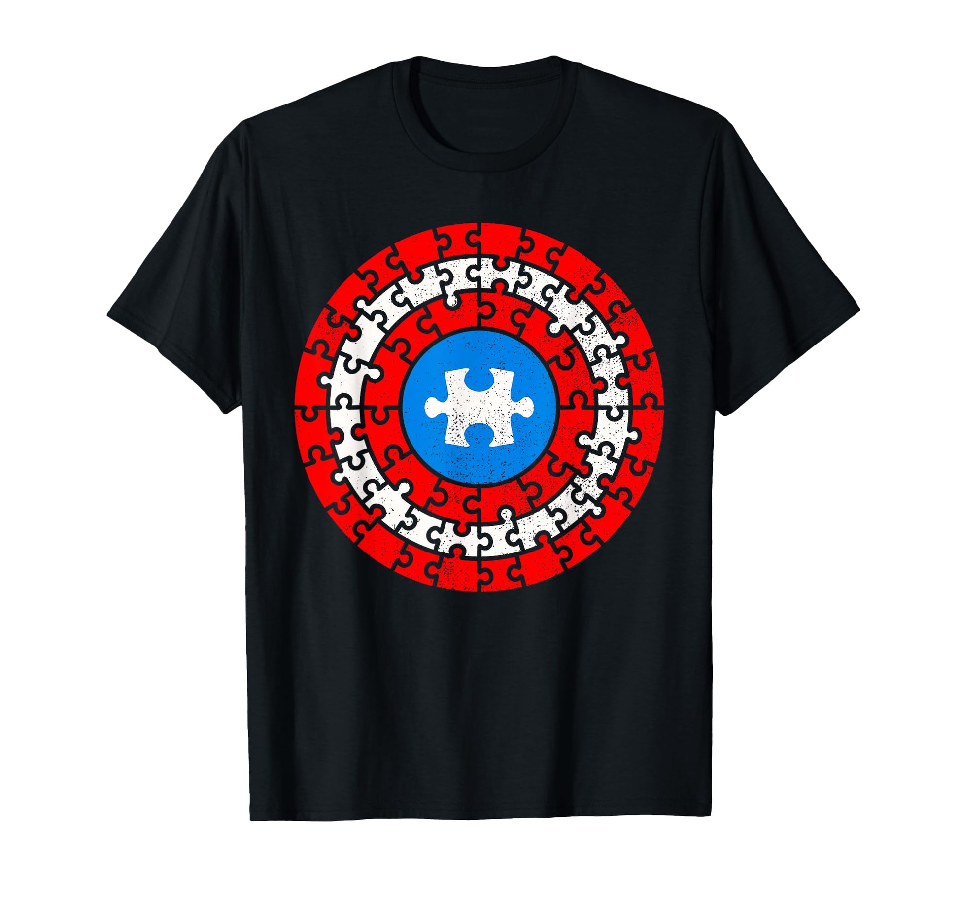 Captain Autism Superhero Autism T-Shirt - Graphic Print for Adults - T-Shirt, Sweatshirt, Hoodie