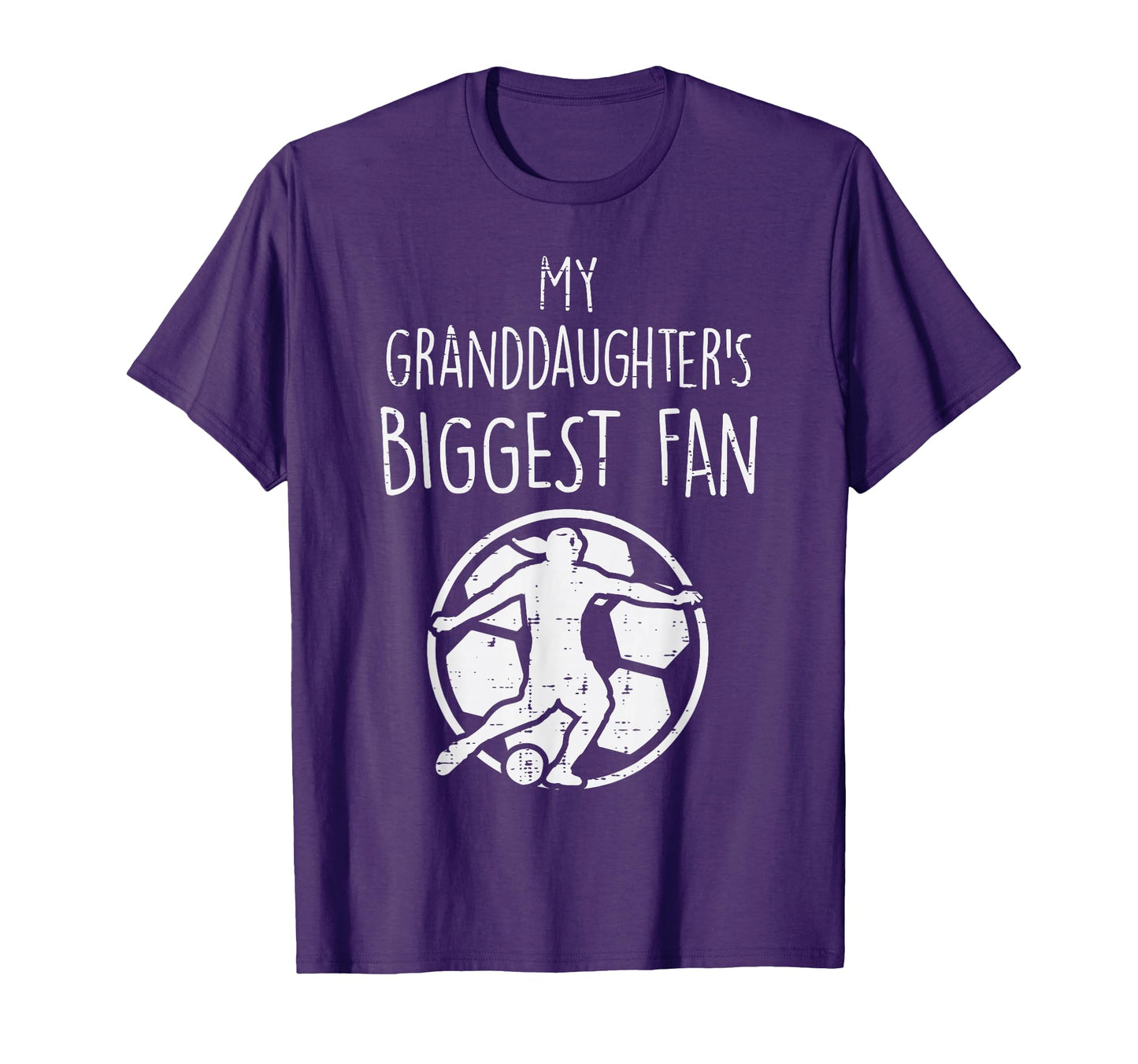 Granddaughters Biggest Fan Soccer T-Shirt - Streetwear Style Unisex - T-Shirt, Sweatshirt, Hoodie