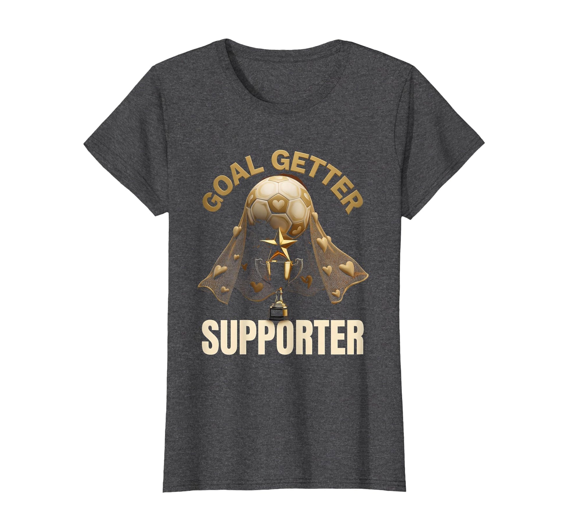 Goal Getter Supporter Soccer Mom T-Shirt - Graphic Print for Adults - T-Shirt, Sweatshirt, Hoodie
