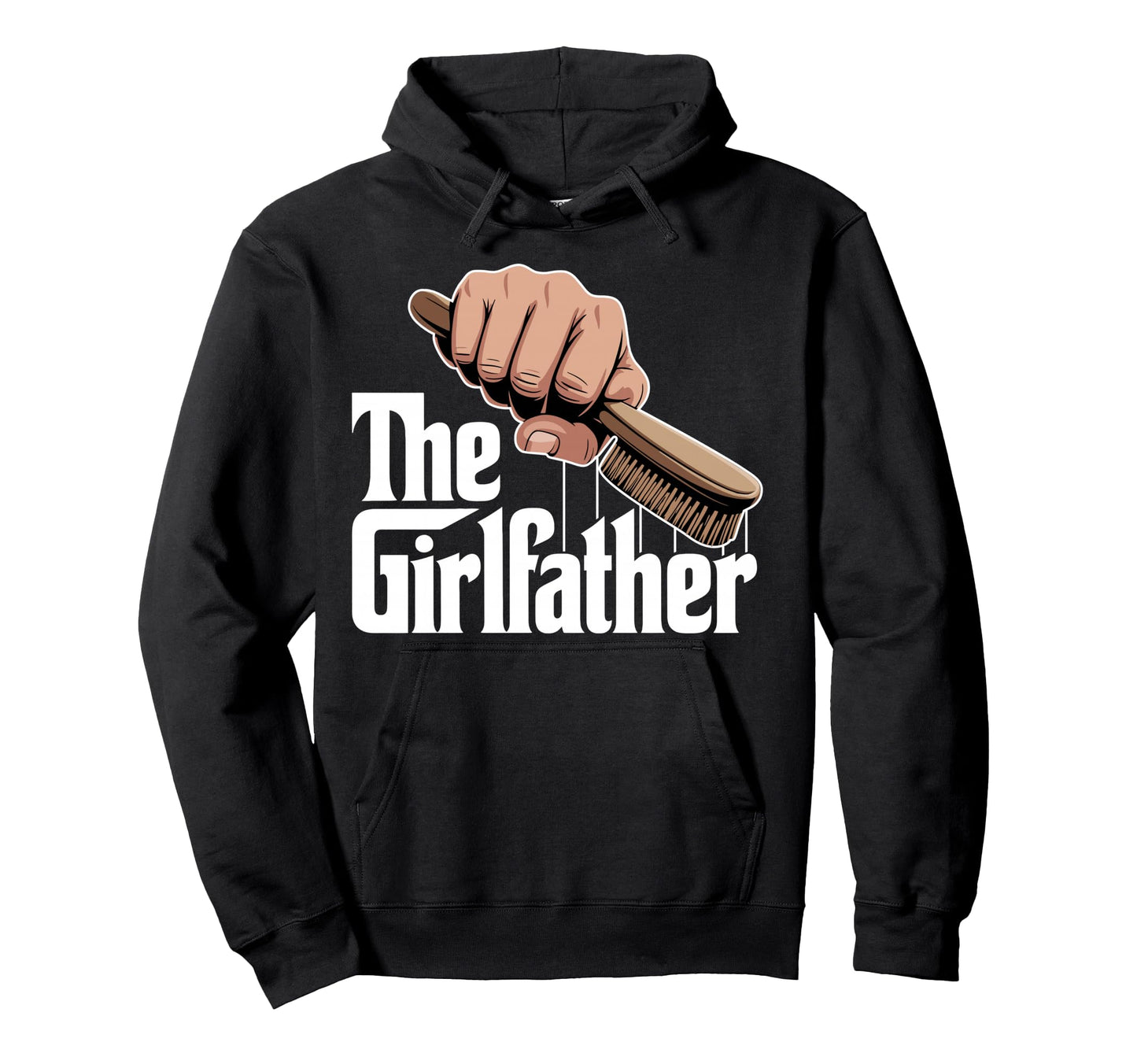 Girlfather Dad Daddys Little Fathers Day Hoodie - Minimalist Print Unisex - T-Shirt, Sweatshirt, Hoodie