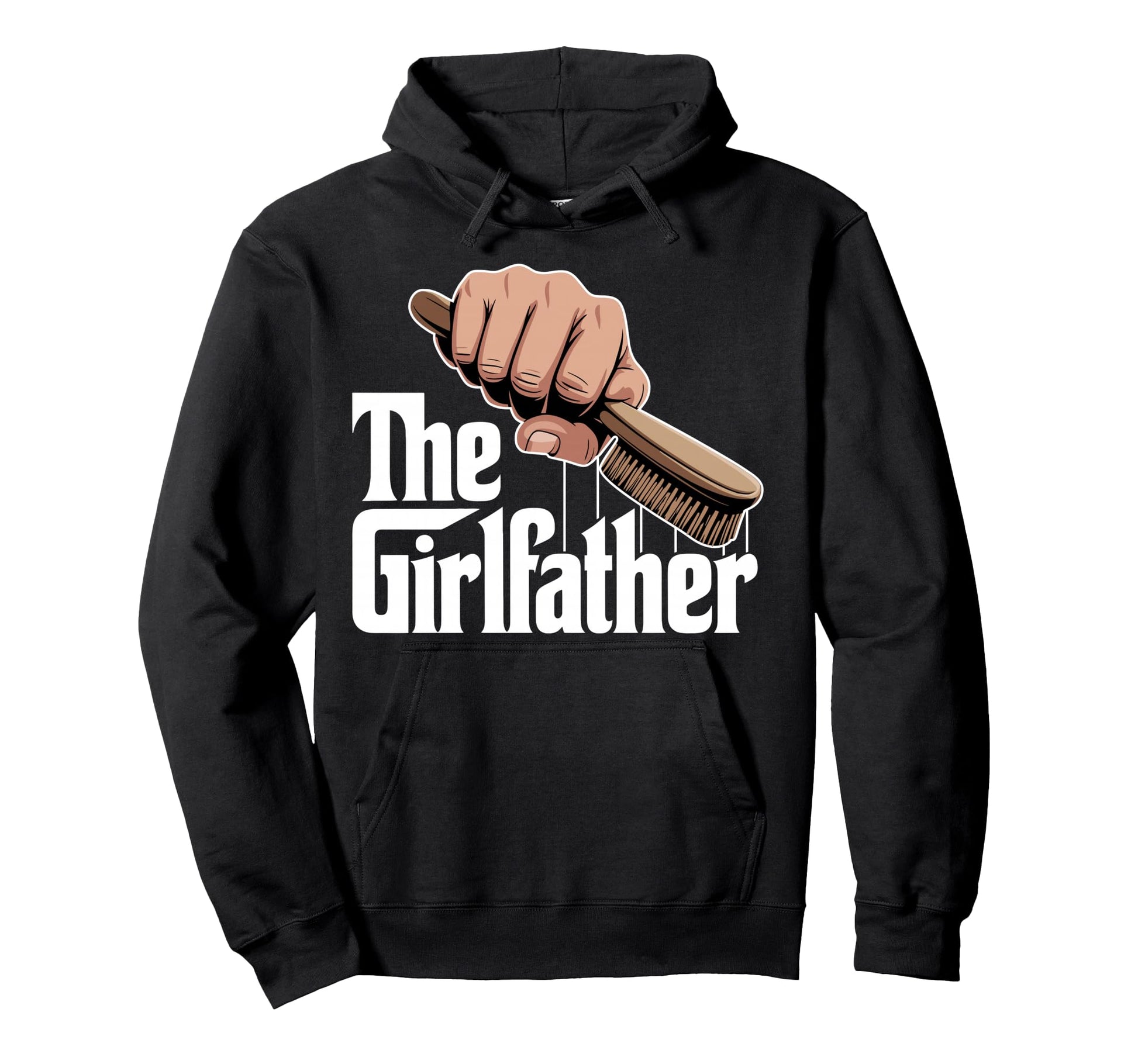 Girlfather Dad Daddys Little Fathers Day Hoodie - Minimalist Print Unisex - T-Shirt, Sweatshirt, Hoodie