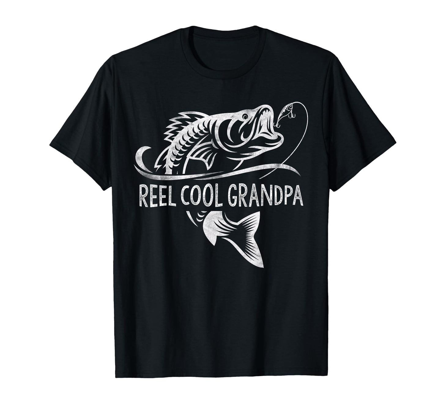 Reel Grandpa Fishing Gifts Grandpa T-Shirt - Custom Art Print Men Women - T-Shirt, Sweatshirt, Hoodie