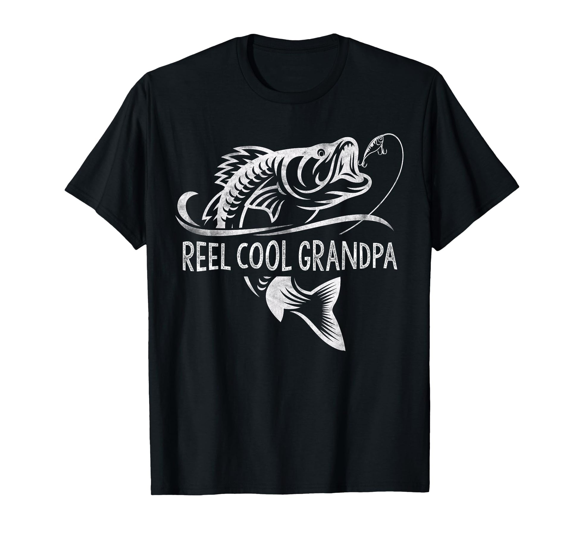 Reel Grandpa Fishing Gifts Grandpa T-Shirt - Custom Art Print Men Women - T-Shirt, Sweatshirt, Hoodie