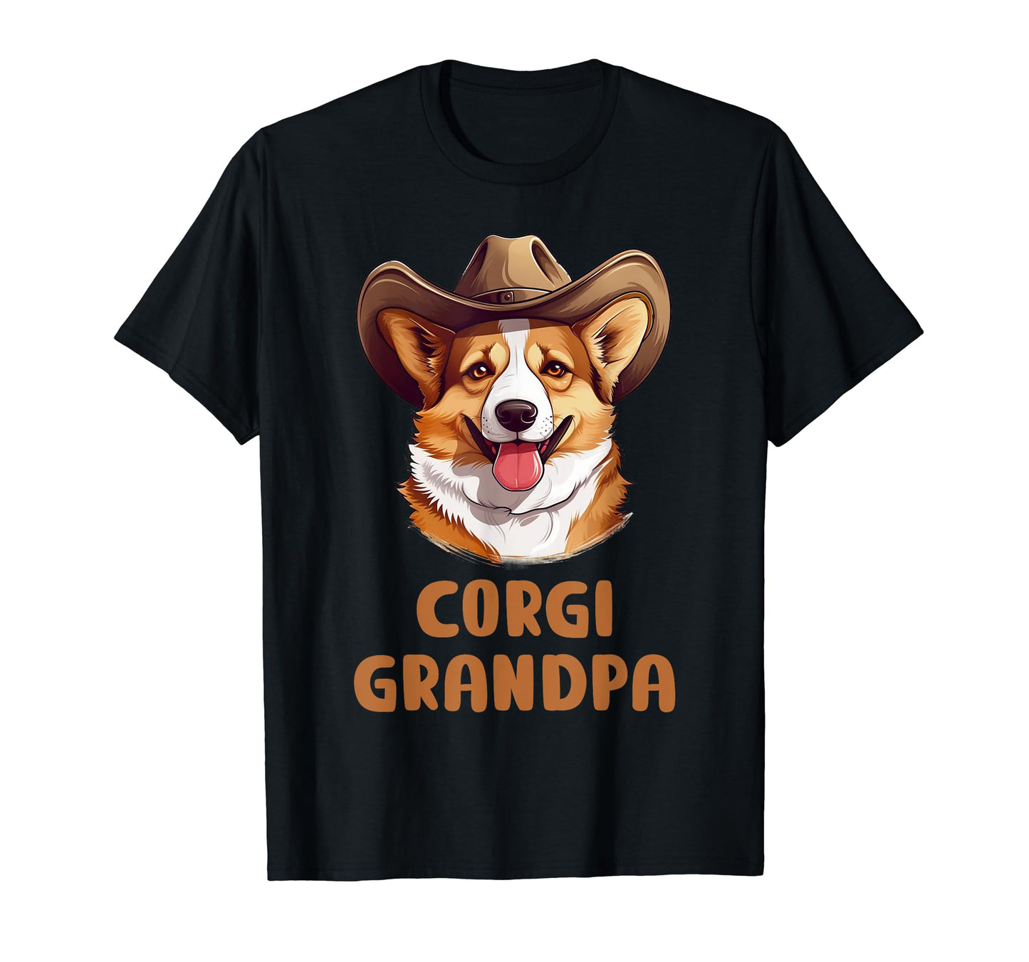 Corgi Grandpa Dog Lovers Gift Funny T-Shirt - Novelty Apparel for Adults - T-Shirt, Sweatshirt, Hoodie