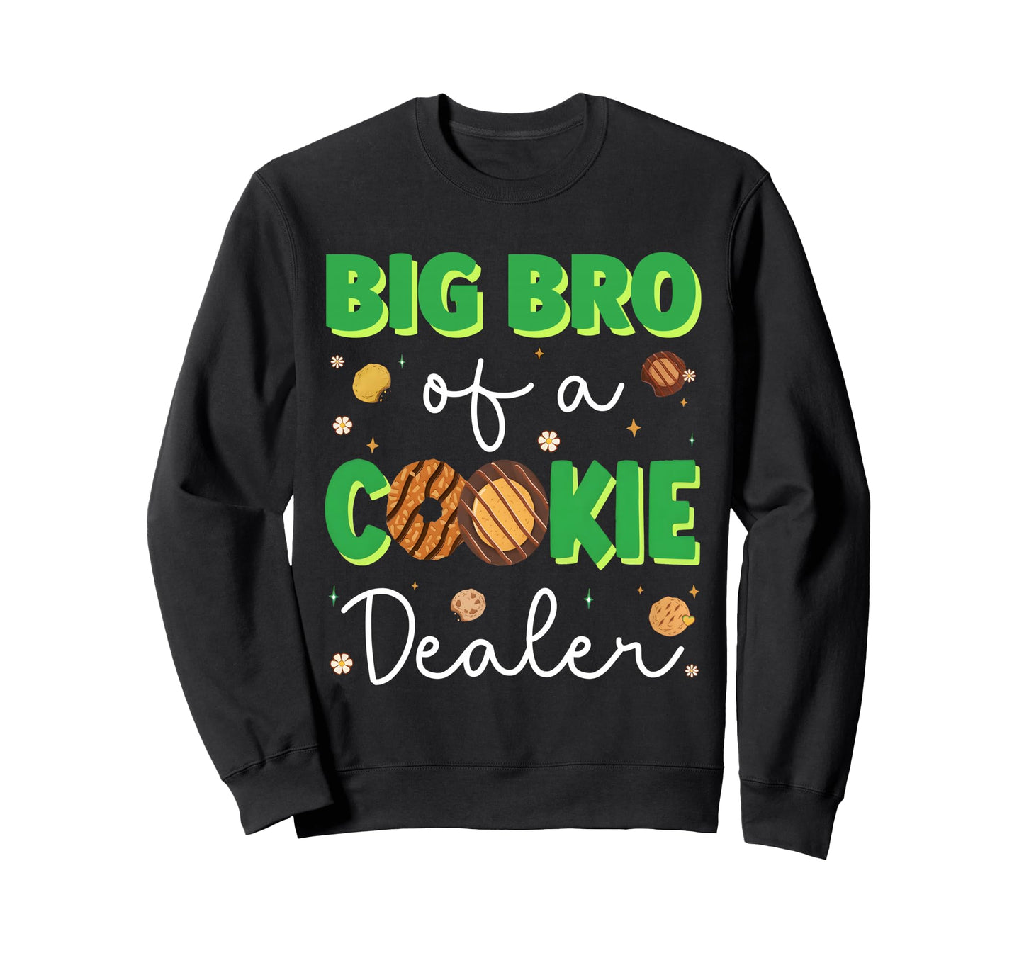 Cookie Big Bro Cookie Dealer Troop Sweatshirt - Unique Graphic for Adults - T-Shirt, Sweatshirt, Hoodie