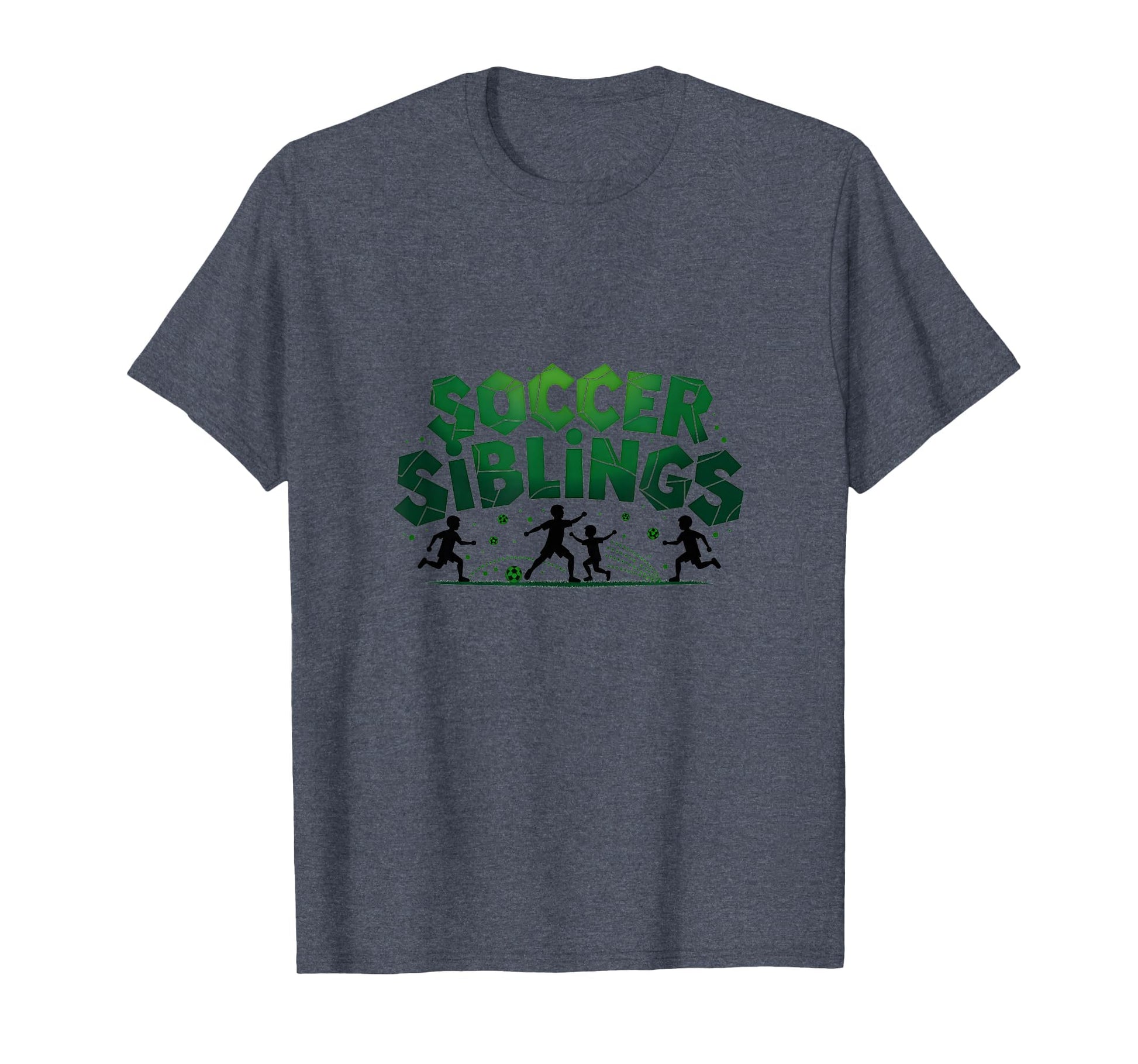 Soccer Siblings Family Teamwork Soccer T-Shirt - Trendy Graphic for Adults - T-Shirt, Sweatshirt, Hoodie