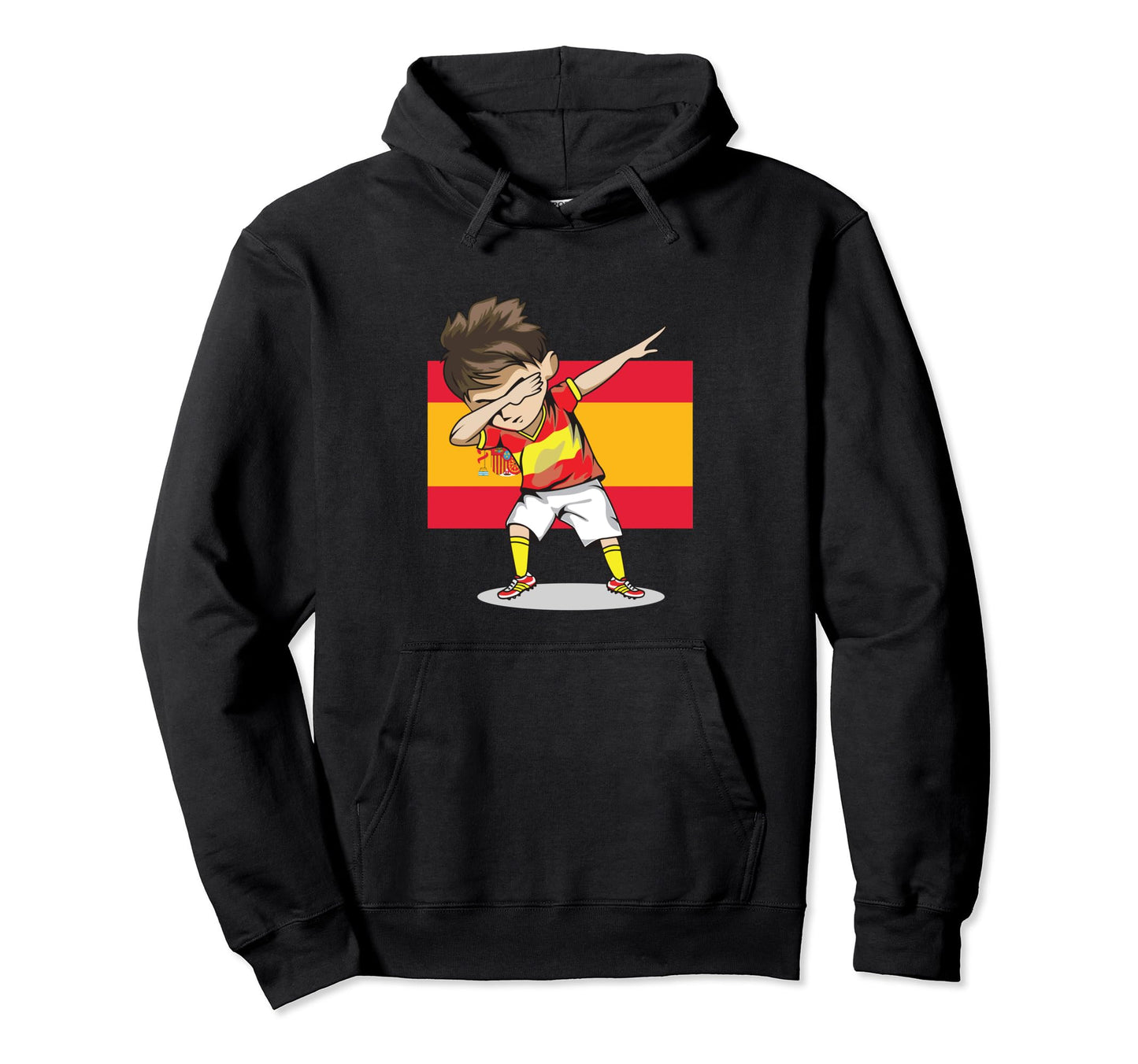Dabbing Soccer Spain Spanish Football Hoodie - Streetwear Style Unisex - T-Shirt, Sweatshirt, Hoodie