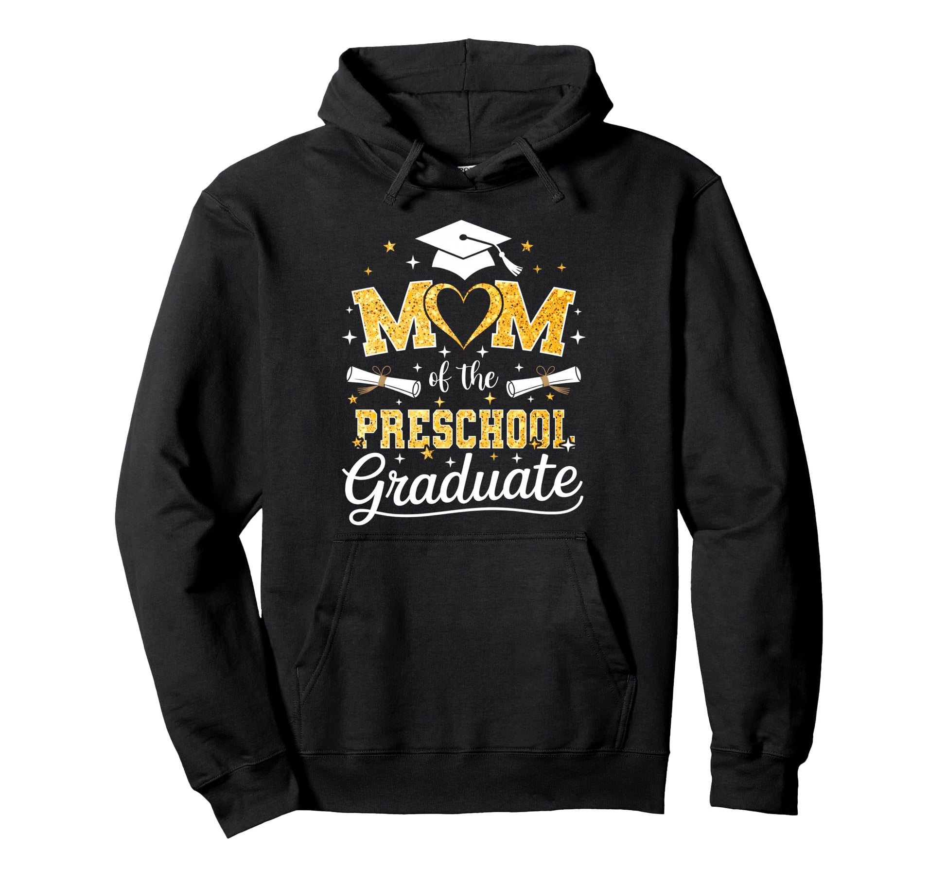 Mom Preschool Graduate Senior Hoodie - Custom Art Print for Adults - T-Shirt, Sweatshirt, Hoodie