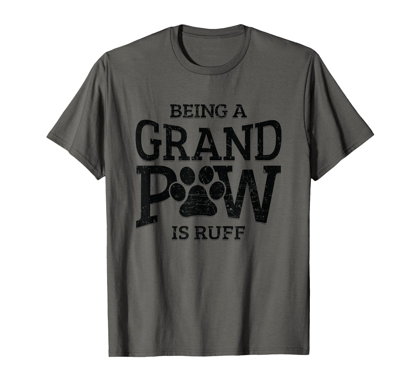 Being Grand Paw Is Ruff Dog Grandpa T-Shirt - Custom Art Print for Adults - T-Shirt, Sweatshirt, Hoodie