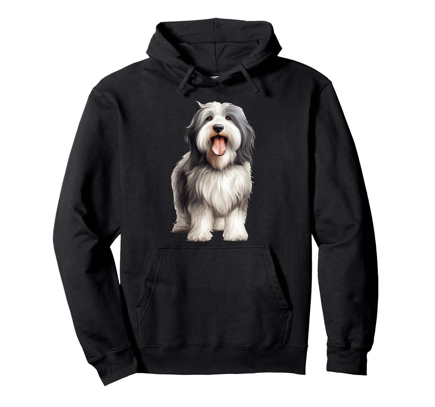 Bearded Collie Dog Mom Dad Puppy Breeder Hoodie - Minimalist Print Unisex - T-Shirt, Sweatshirt, Hoodie
