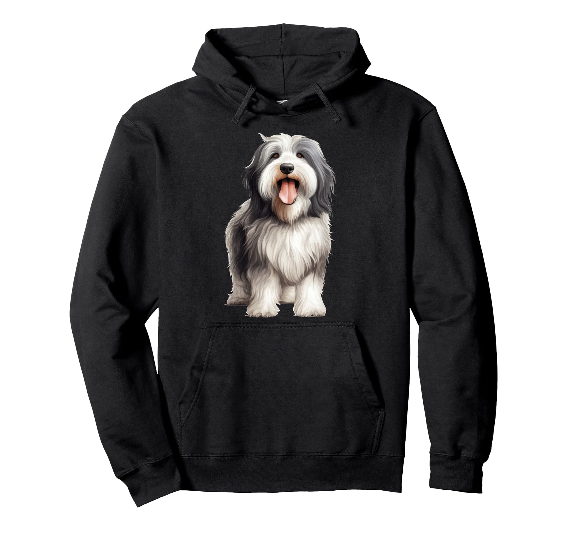 Bearded Collie Dog Mom Dad Puppy Breeder Hoodie - Minimalist Print Unisex - T-Shirt, Sweatshirt, Hoodie