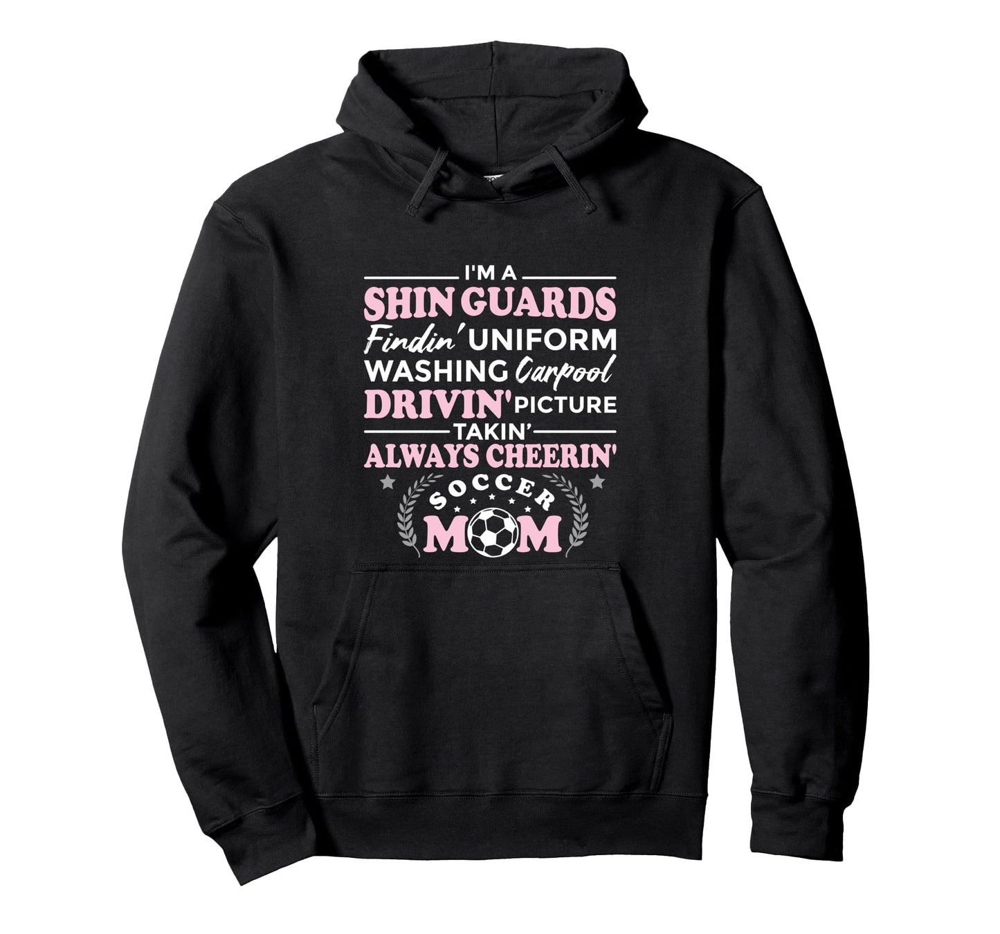 Funny Soccer Mom Soccer Mom Hoodie - Custom Art Print for Adults - T-Shirt, Sweatshirt, Hoodie