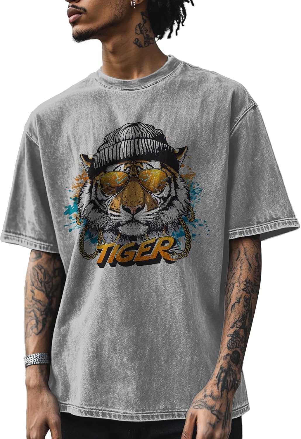 Mens Graphic T-Shirts 90s Rock Summer Big and Tall Workout Breathable Quick Dry Short Sleeve 100% Cotton Tee Shirts - T-Shirt, Sweatshirt, Hoodie