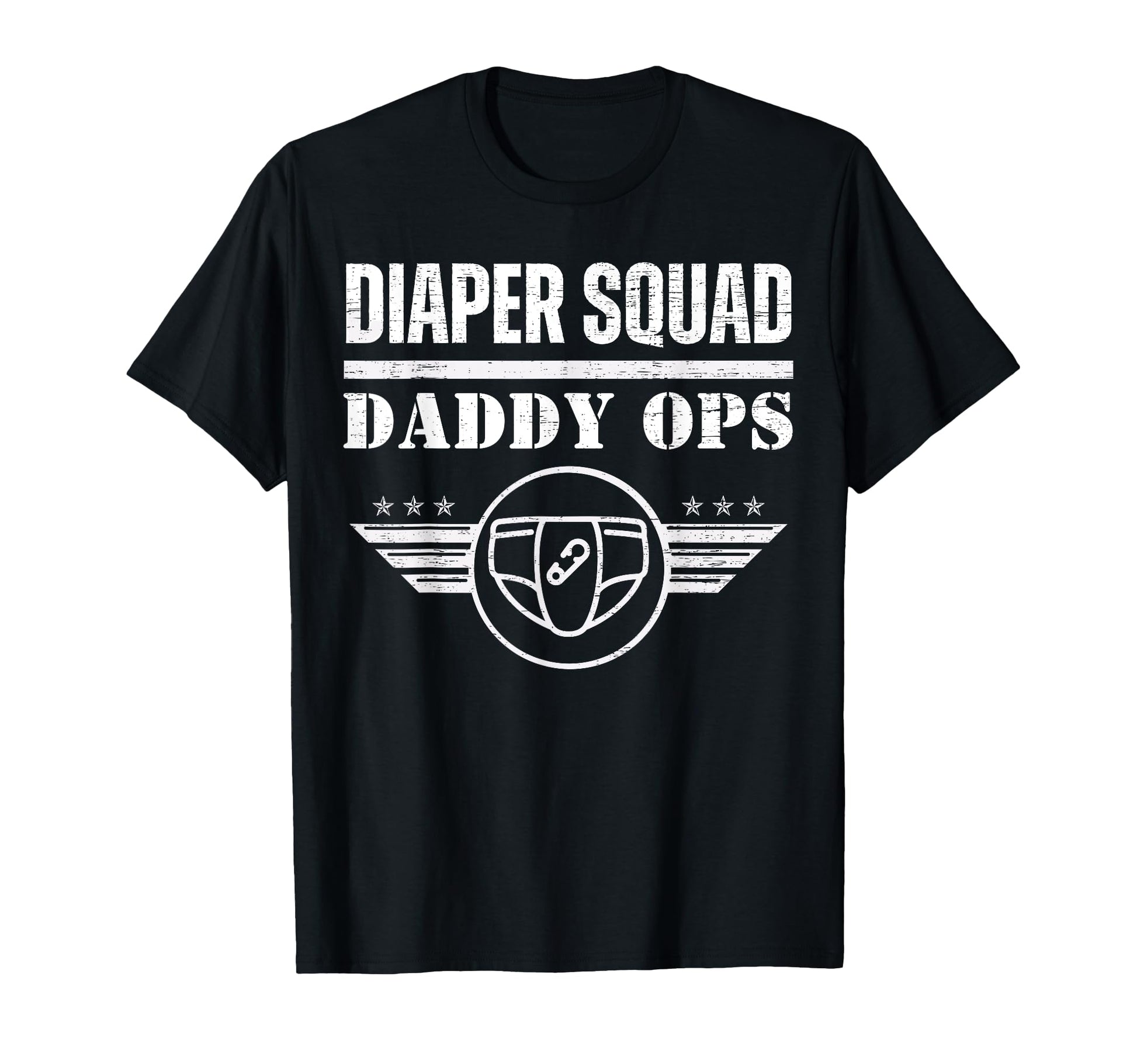 Diaper Squad Daddy Ops Funny T-Shirt - Fun Novelty Design Men Women - T-Shirt, Sweatshirt, Hoodie