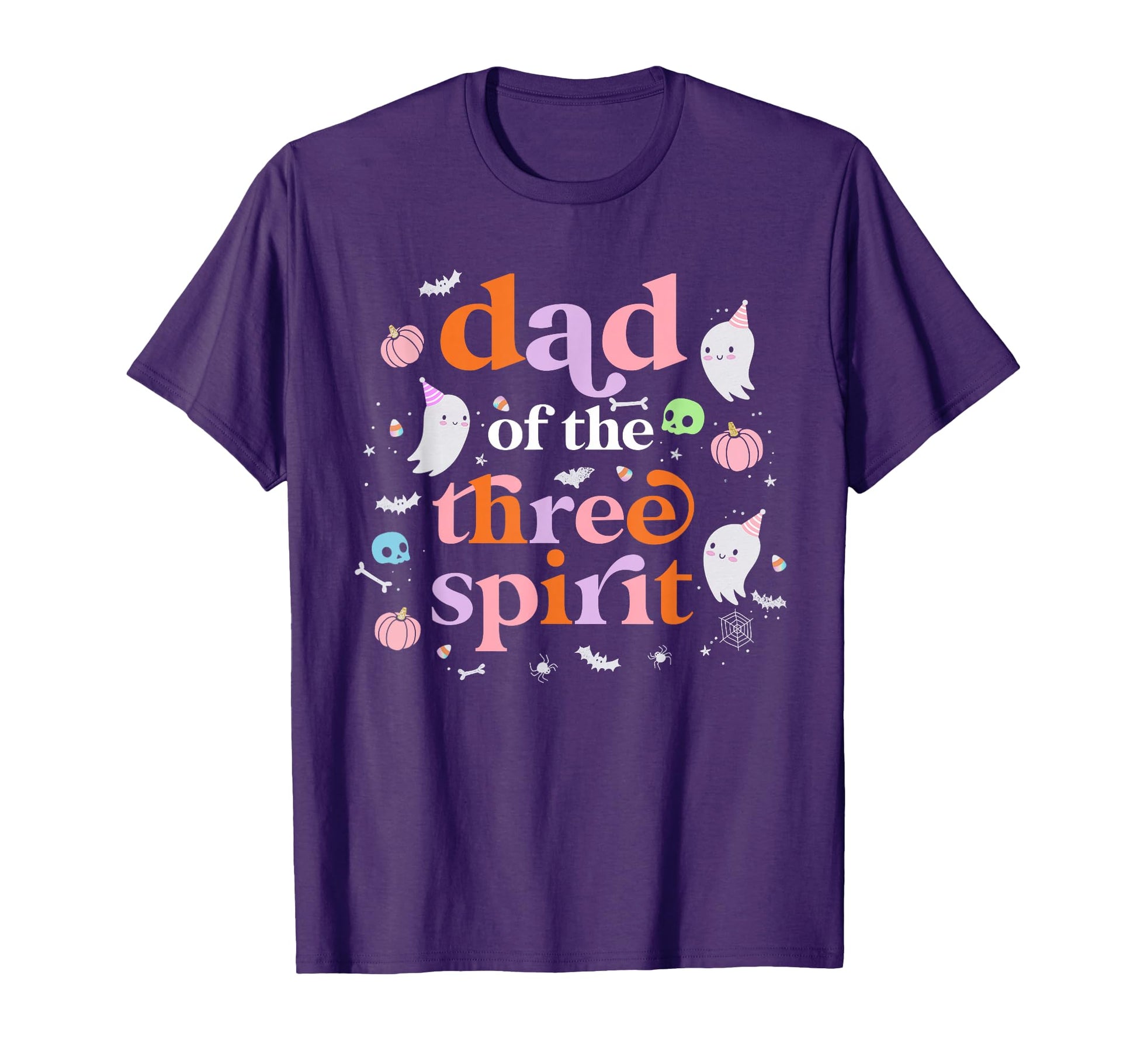 Mens Dad Three Spirit Halloween 3Rd Bday T-Shirt - Trendy Graphic Unisex - T-Shirt, Sweatshirt, Hoodie