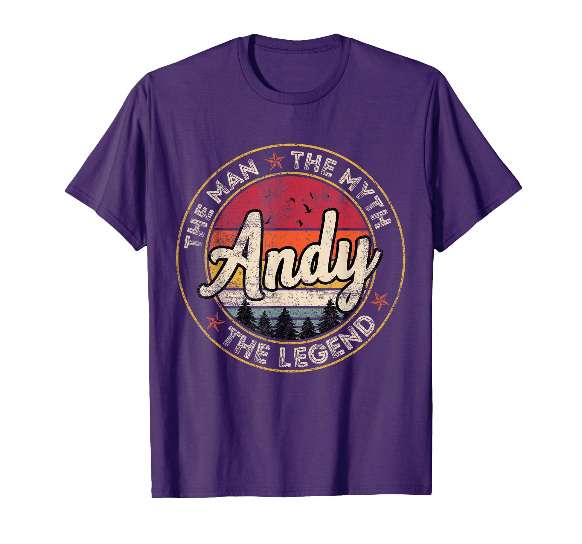 Andy Myth Legend Personalized Name T-Shirt - Minimalist Print Unisex - T-Shirt, Sweatshirt, Hoodie