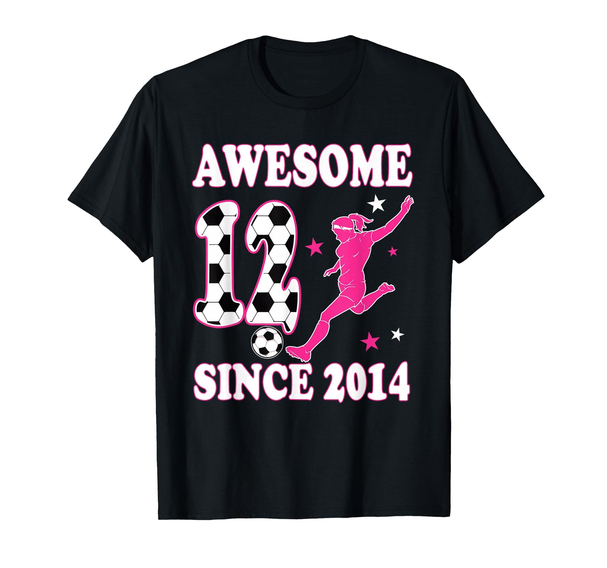 12 Year Old Awesome Since 2014 T-Shirt - Minimalist Print for Adults - T-Shirt, Sweatshirt, Hoodie