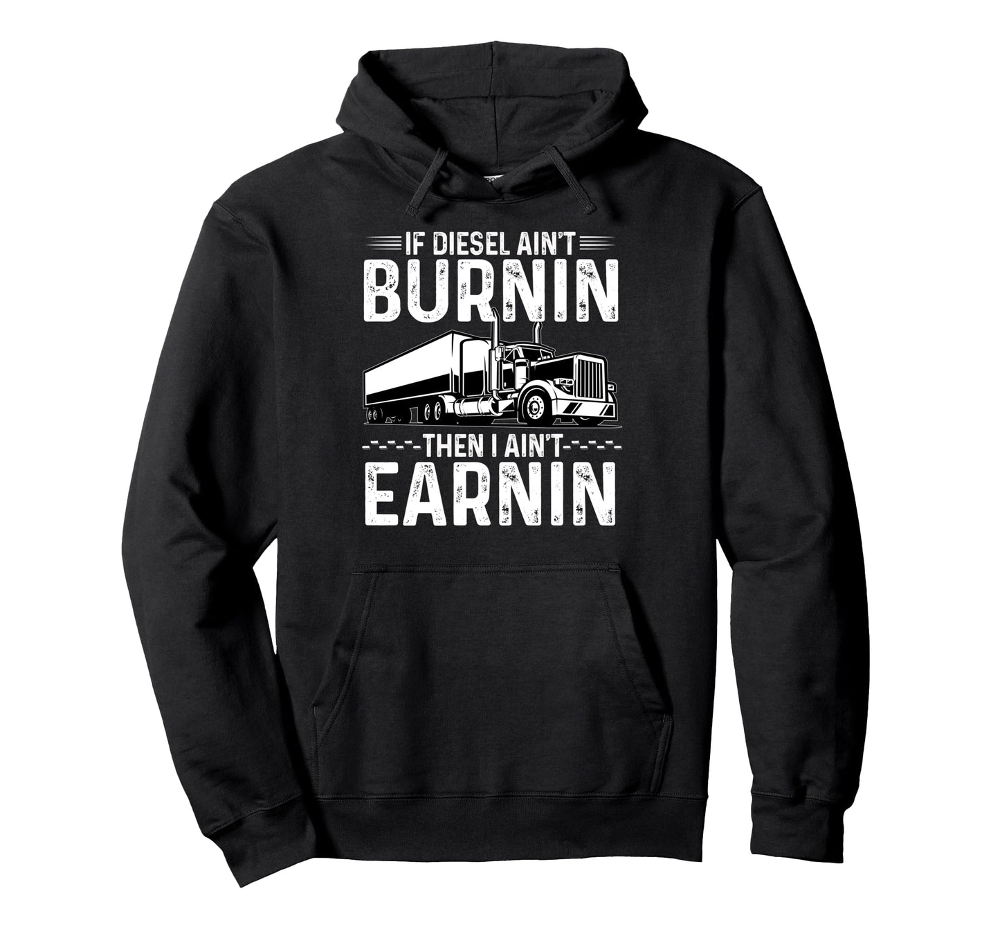 Truck Driver Art Dad Grandpa Trucking Cdl Hoodie - Unique Graphic Unisex - T-Shirt, Sweatshirt, Hoodie