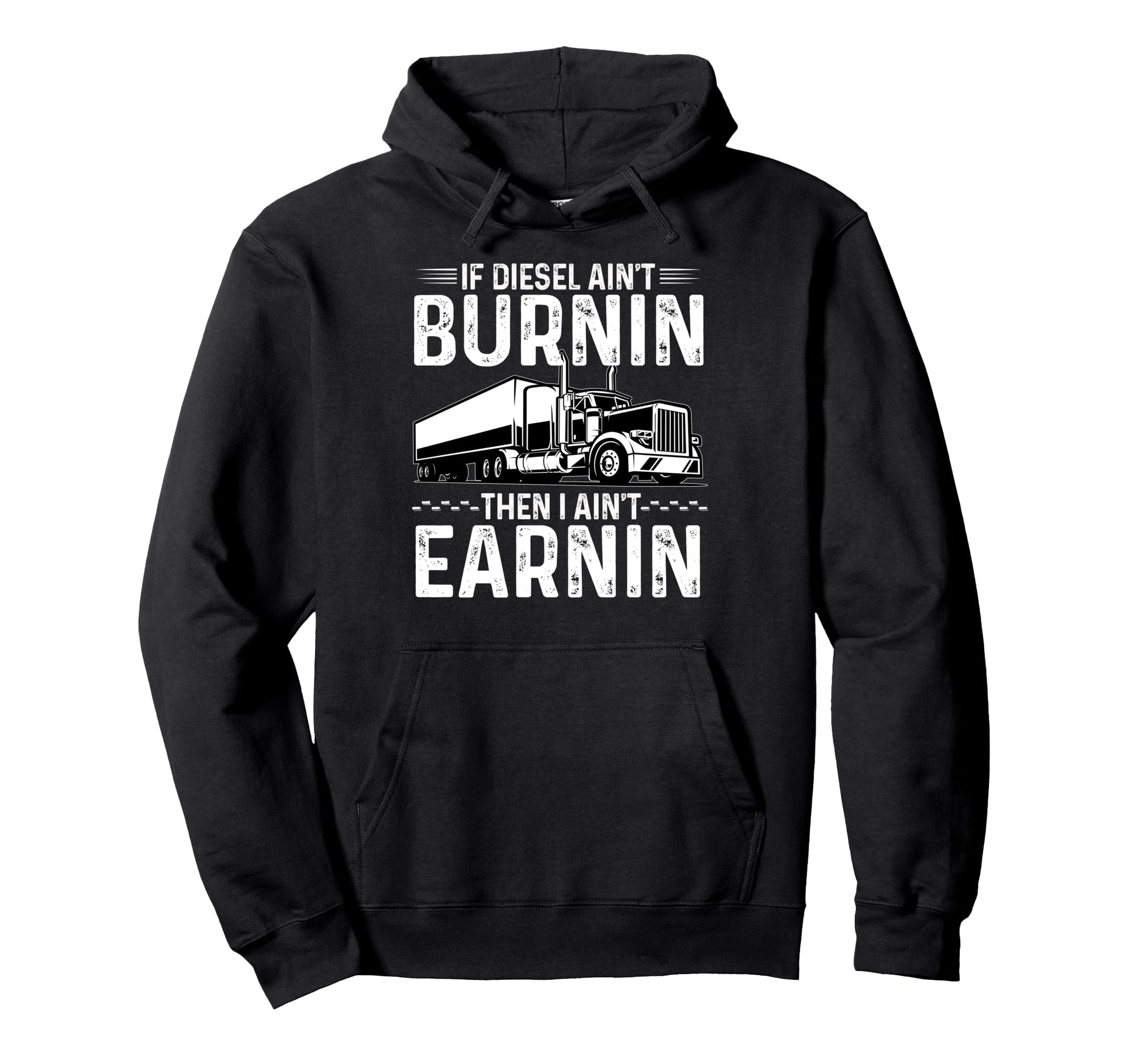 Truck Driver Art Dad Grandpa Trucking Cdl Hoodie - Unique Graphic Unisex - T-Shirt, Sweatshirt, Hoodie