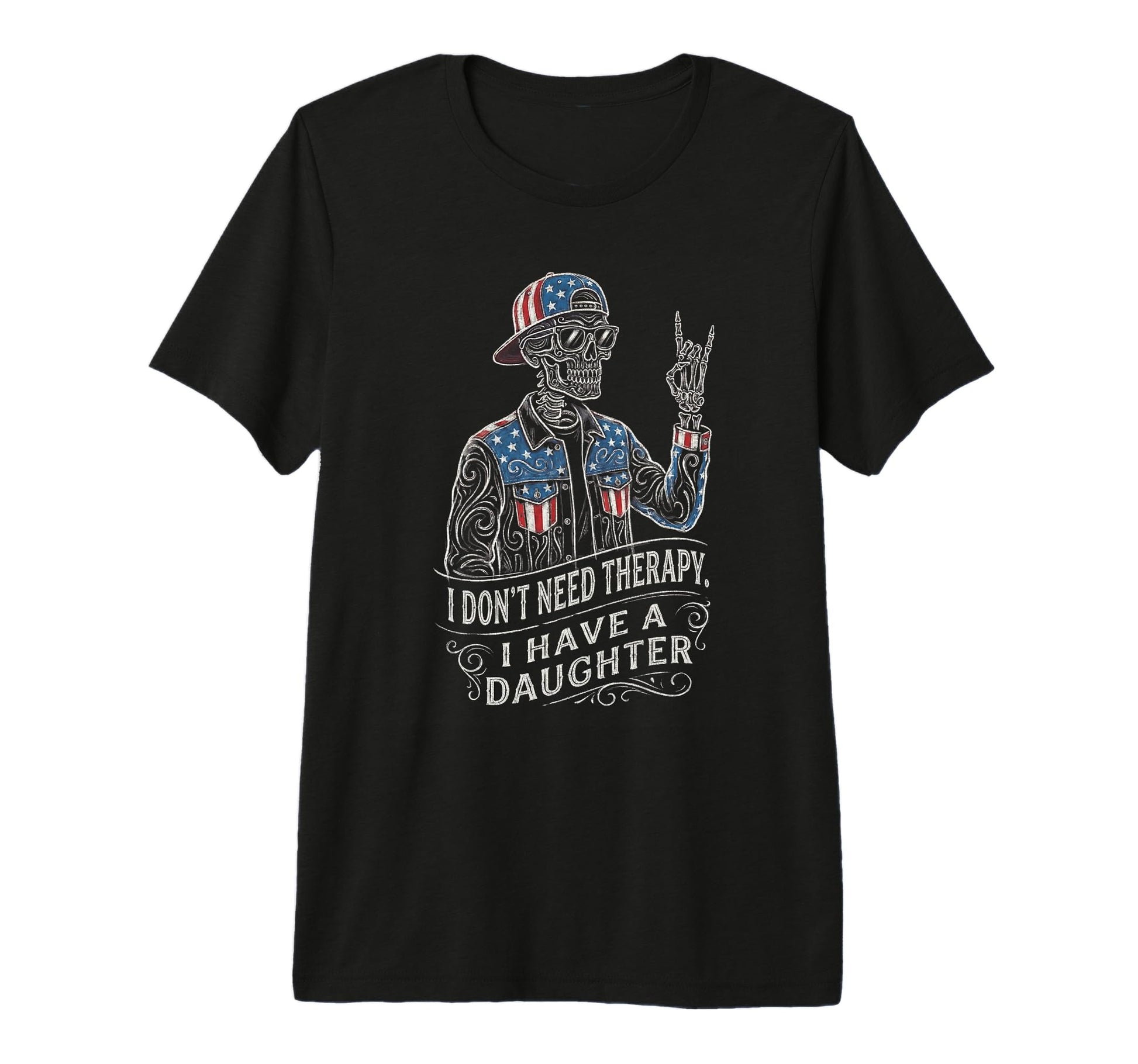 Skeleton Dad Daughter Matching Funny T-Shirt - Streetwear Style for Adults - T-Shirt, Sweatshirt, Hoodie