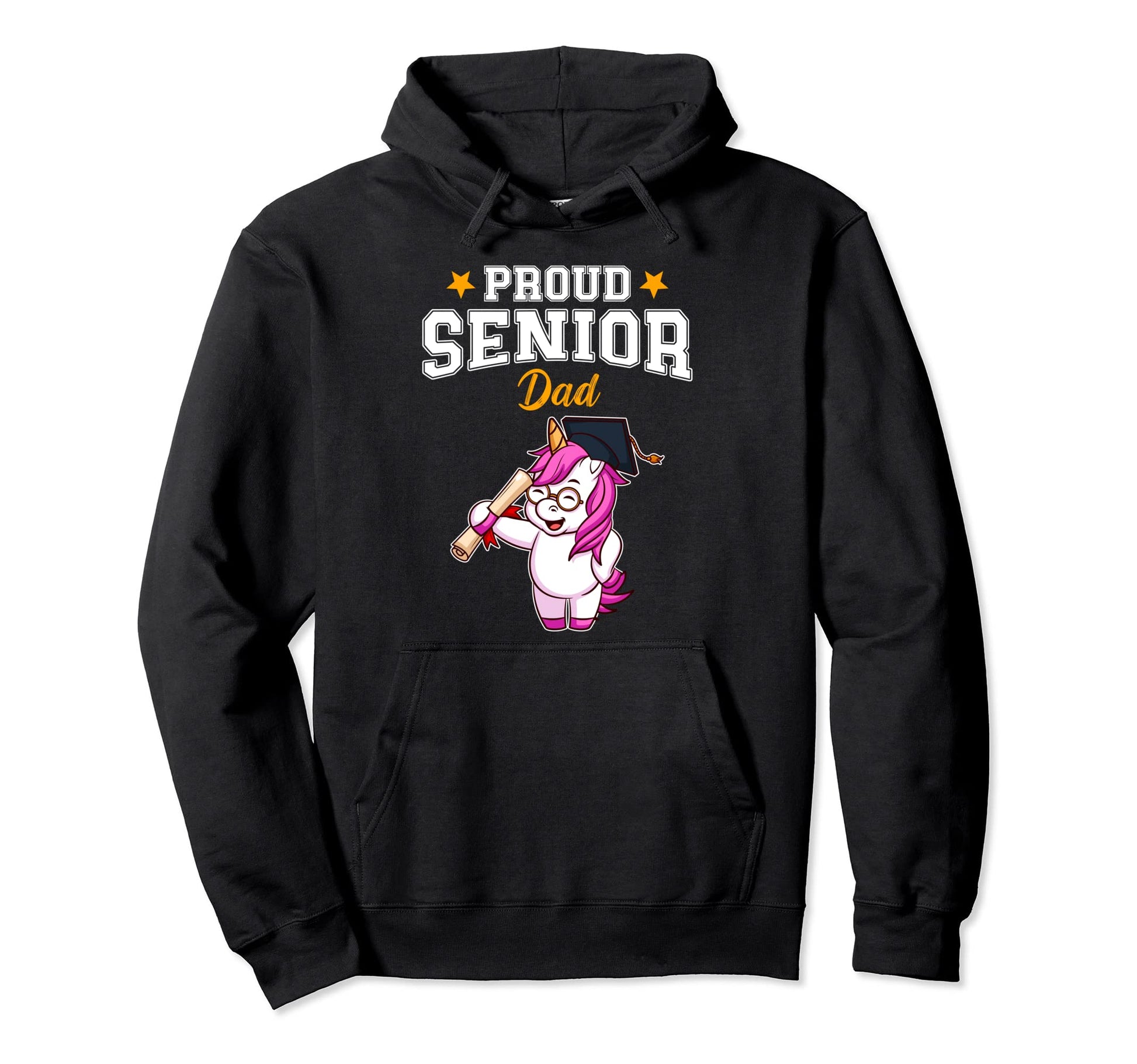 Proud Senior Dad Highschool Graduation Hoodie - Streetwear Style Men Women - T-Shirt, Sweatshirt, Hoodie