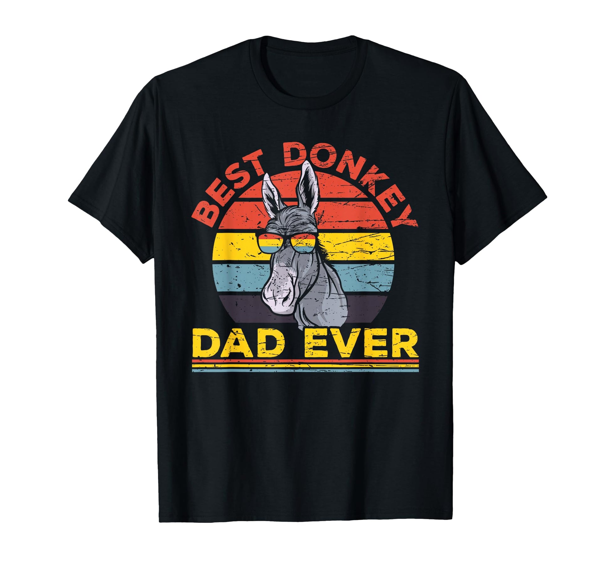 Best Donkey Dad Ever Donkey Dad T-Shirt - Graphic Print for Adults - T-Shirt, Sweatshirt, Hoodie