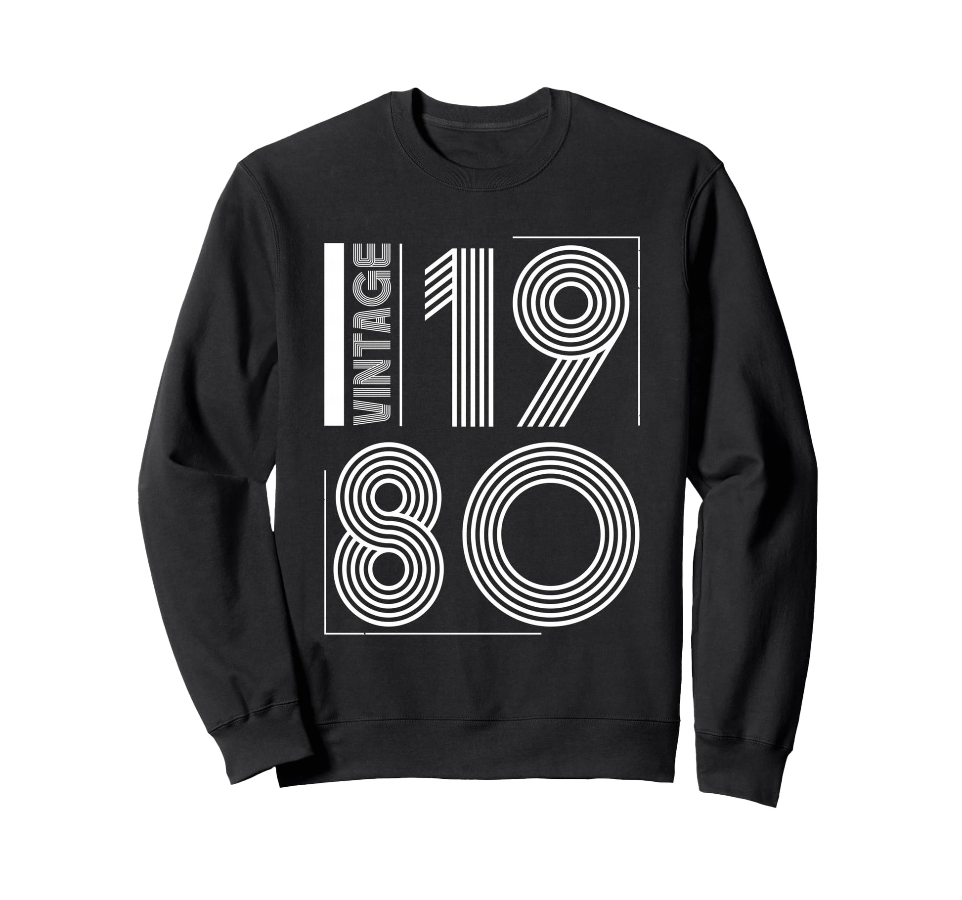 1980 T Shirts Funny 1980 Birthday Sweatshirt - Custom Art Print Unisex - T-Shirt, Sweatshirt, Hoodie