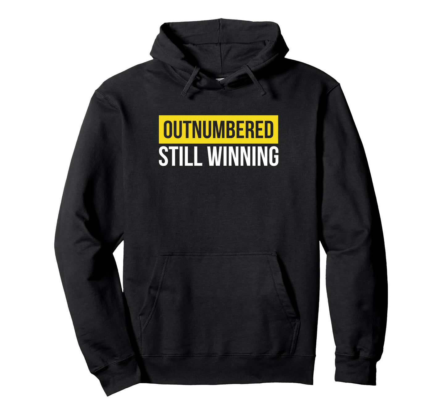 Outnumbered Still Winning Twin Dad Hoodie - Fun Novelty Design for Adults - T-Shirt, Sweatshirt, Hoodie