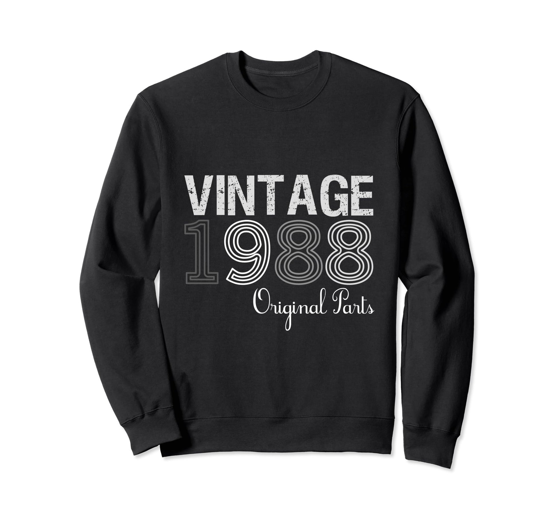 Year 1988 Gift Birthday Mom Dad Sweatshirt - Custom Art Print Men Women - T-Shirt, Sweatshirt, Hoodie
