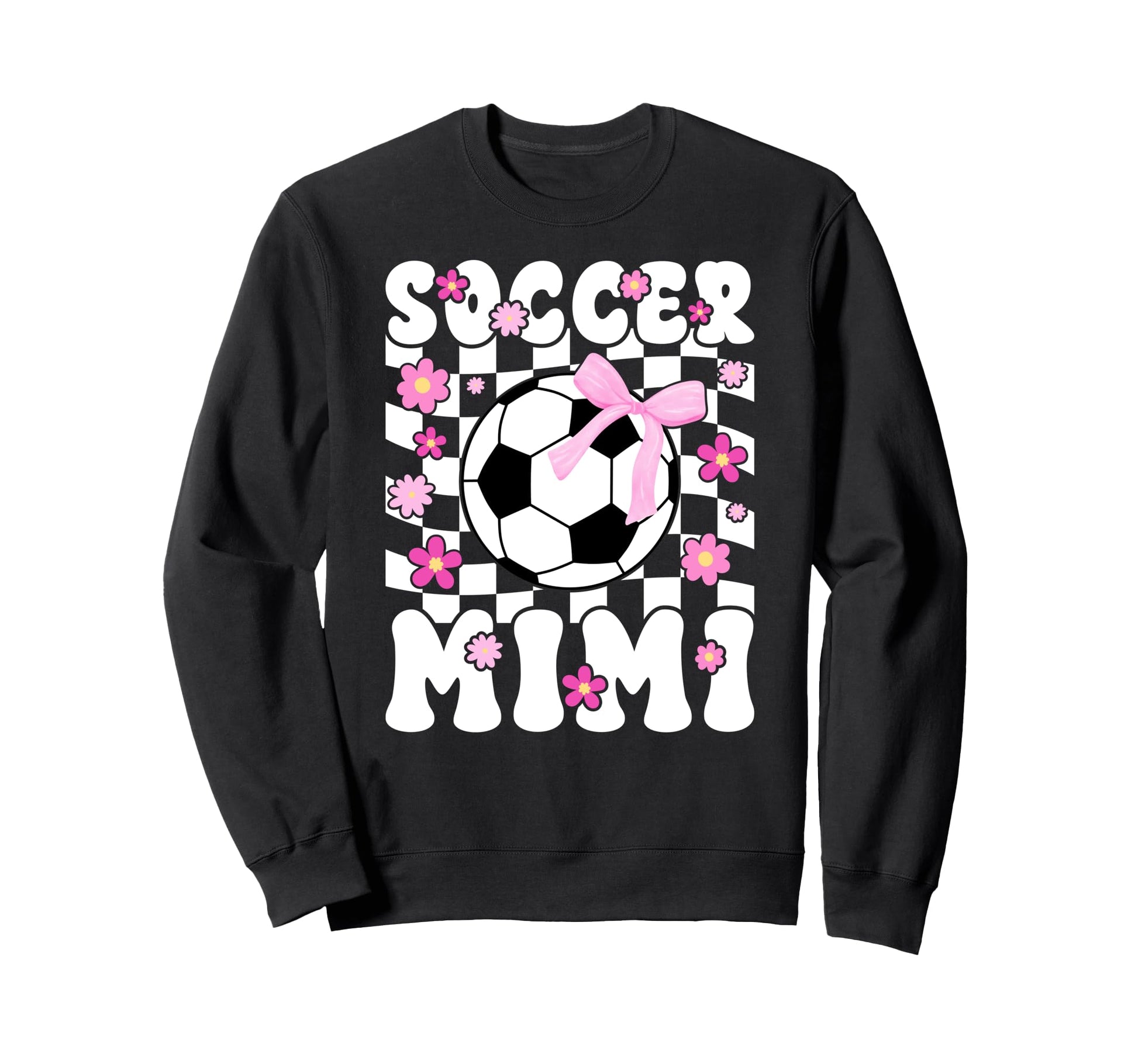 Soccer Mimi Groovy Mimi Soccer Player Sweatshirt - Streetwear Style Unisex - T-Shirt, Sweatshirt, Hoodie