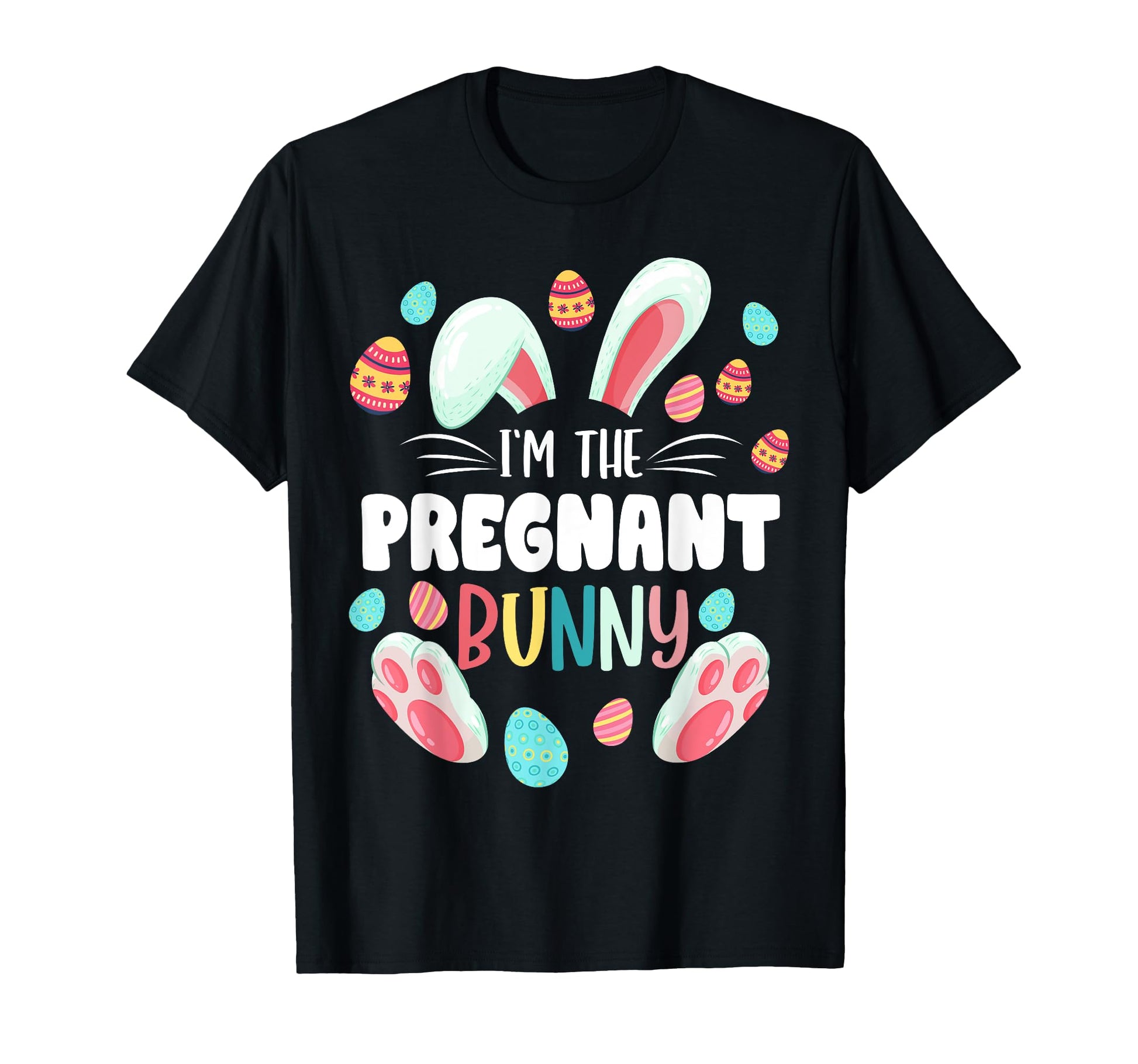 Im Pregnant Bunny Matching Family T-Shirt - Custom Art Print for Adults - T-Shirt, Sweatshirt, Hoodie