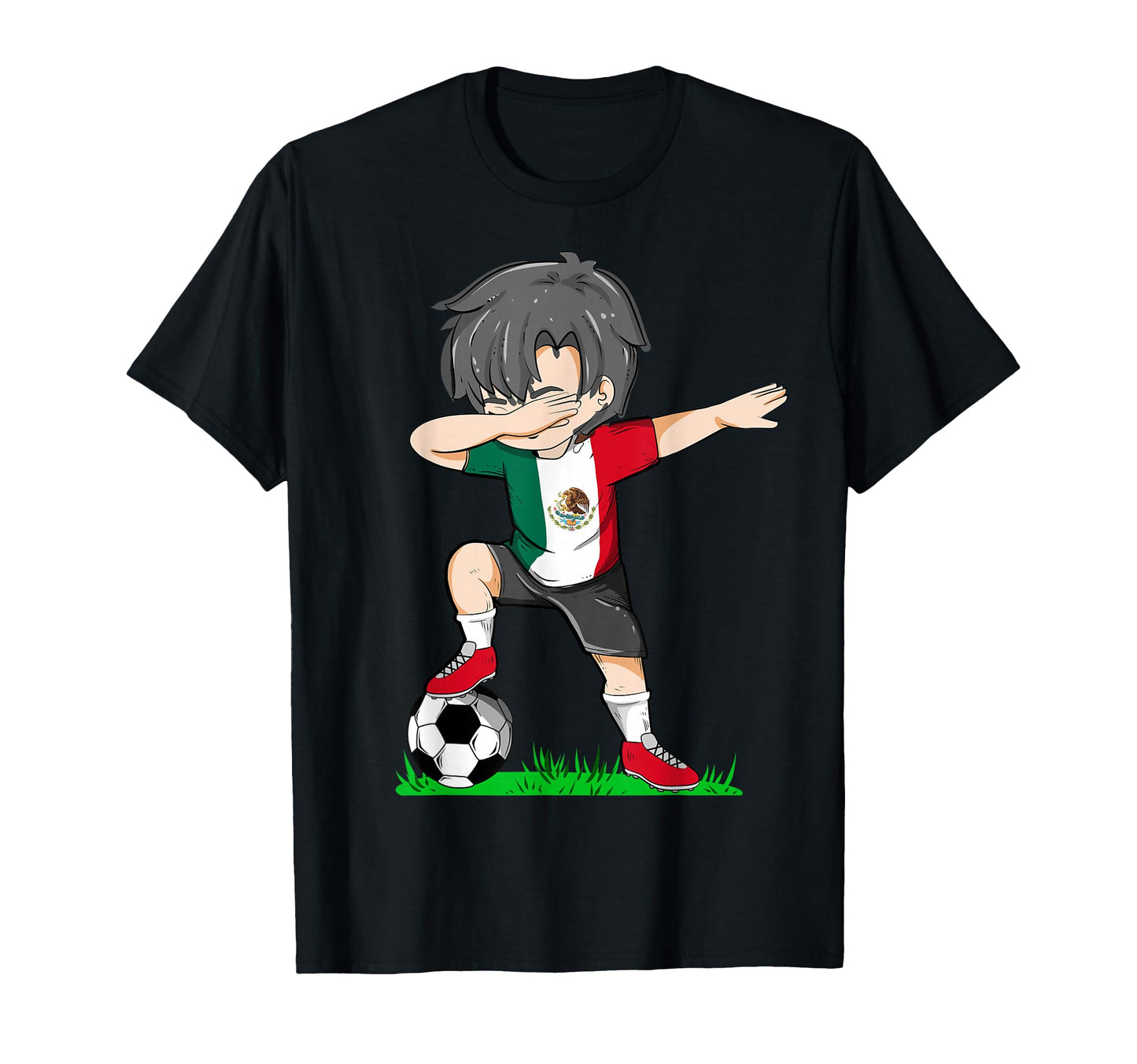 Soccer Mexico Jersey Mexican Flag T-Shirt - Fun Novelty Design for Adults - T-Shirt, Sweatshirt, Hoodie