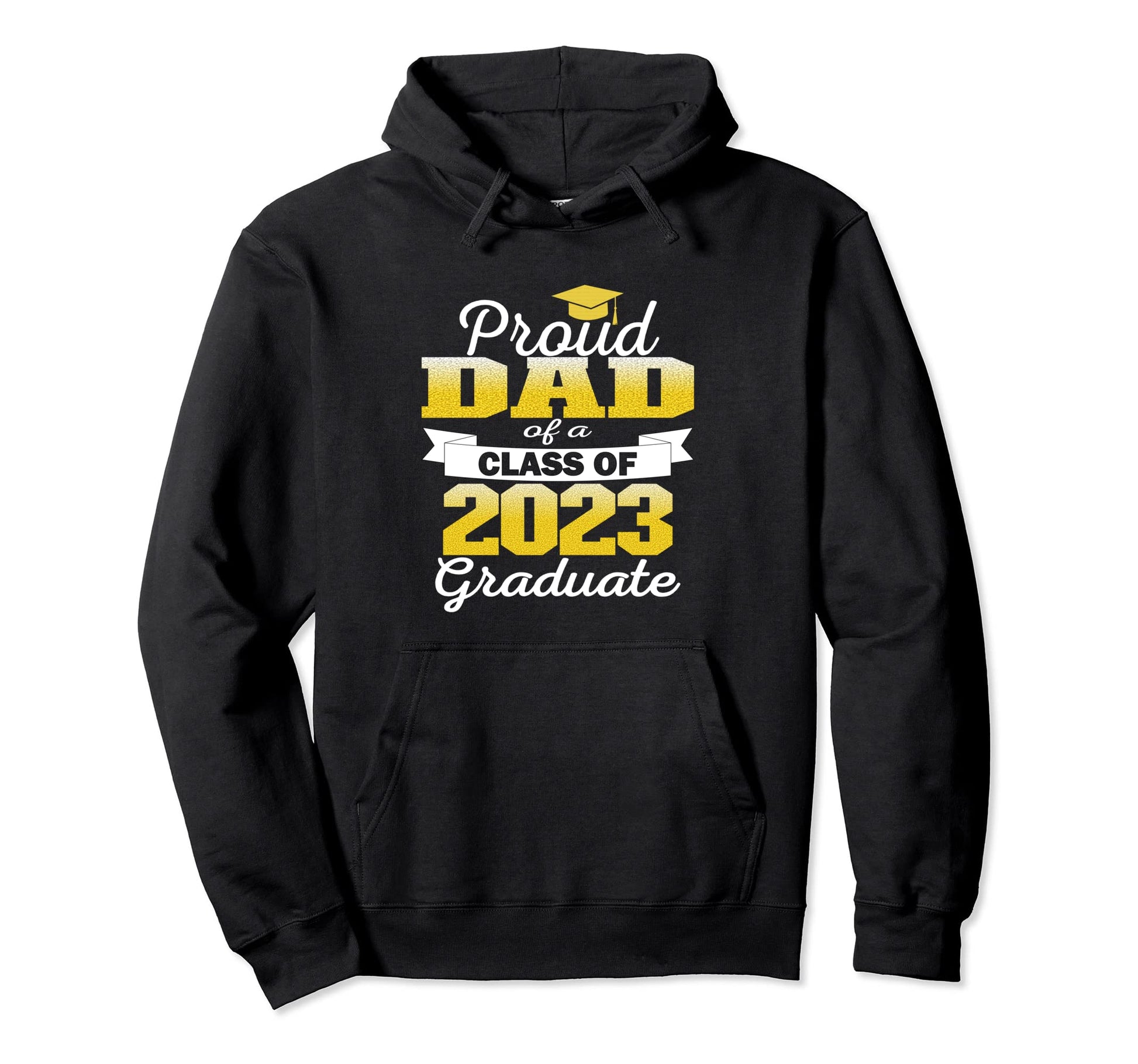 Super Proud Dad 2023 Graduate Awesome Hoodie - Novelty Apparel for Adults - T-Shirt, Sweatshirt, Hoodie