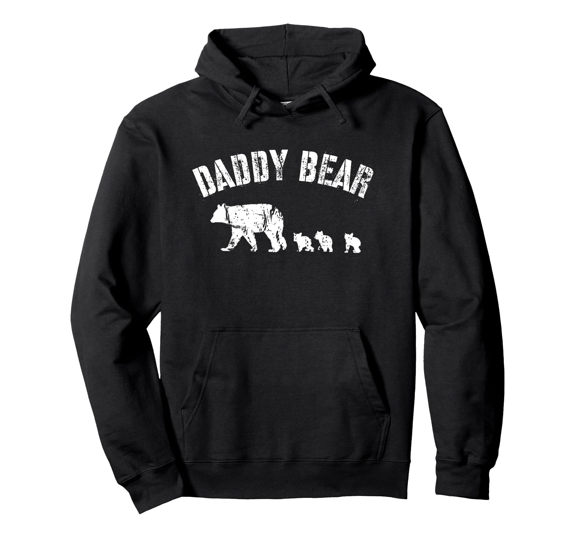 Daddy Bear 3 Three Cubs Dad Father Hoodie - Aesthetic Graphic for Adults - T-Shirt, Sweatshirt, Hoodie