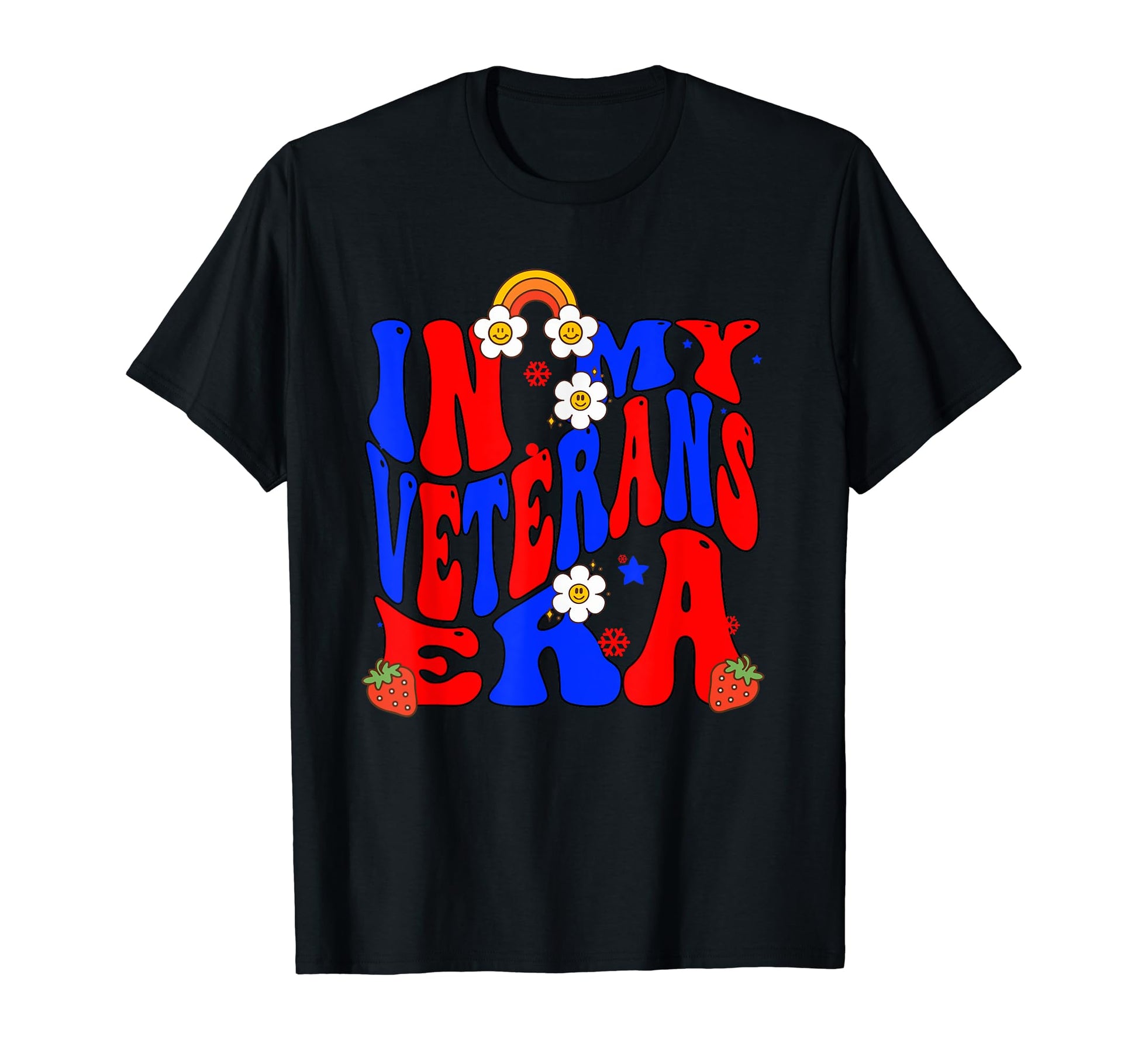 Groovy My Veterans Era Veteran Dad Veterans T-Shirt - Graphic Print Unisex - T-Shirt, Sweatshirt, Hoodie